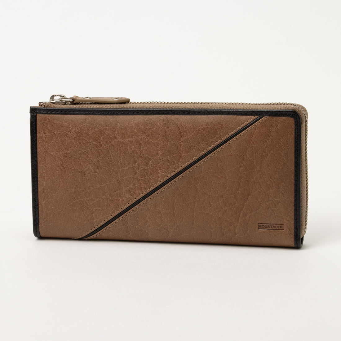 ムスタッシュ MOUSTACHE L字ファスナー長札入れ （OAK） OAK