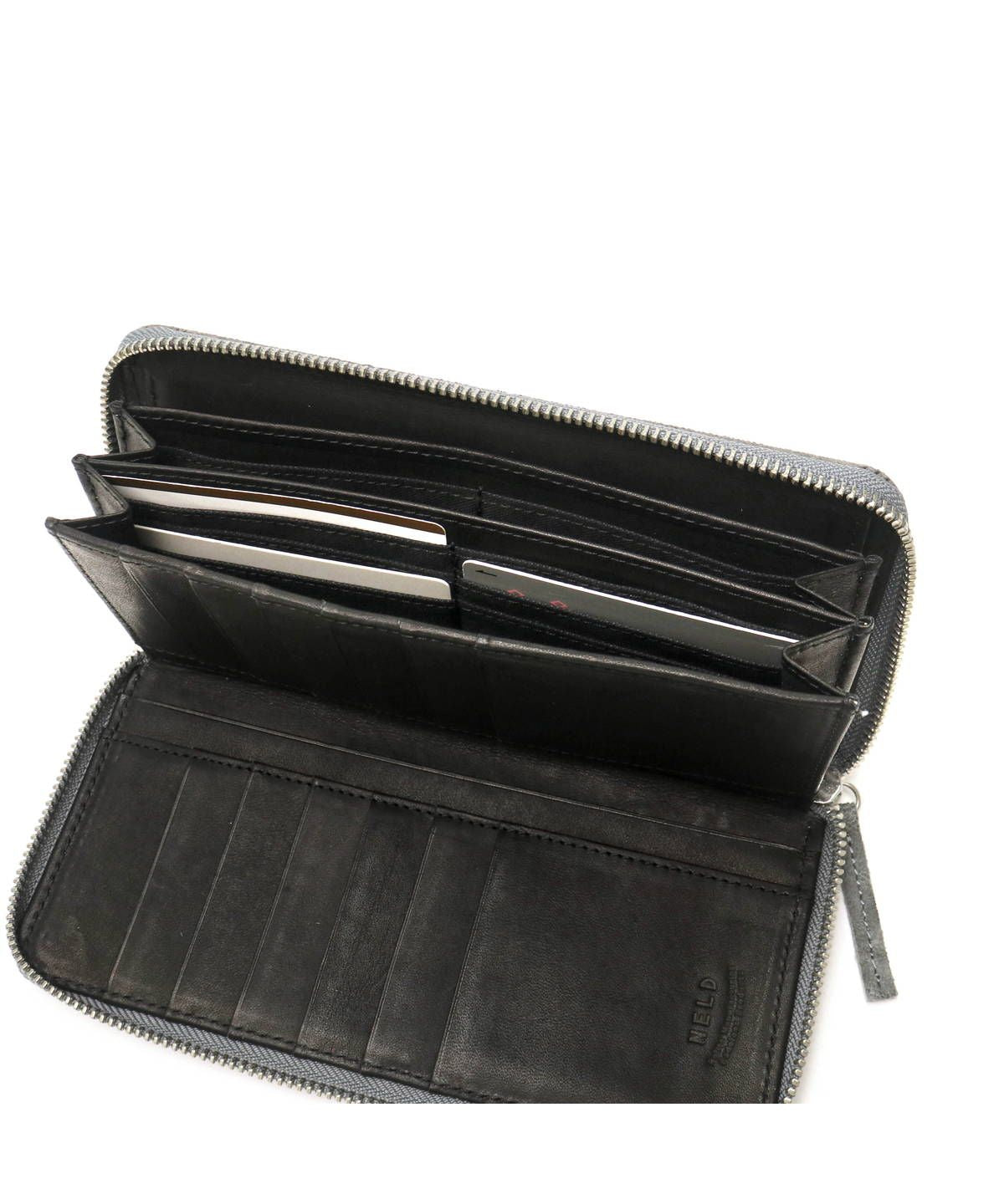 ネルド NELD ネルド 長財布 NELD ZOU ゾウ 財布 ラウンドファスナー 本革 革 レザー 小銭入れあり BOX型小銭入れ 大容量 日本製 AN205 （グリーン） グリーン