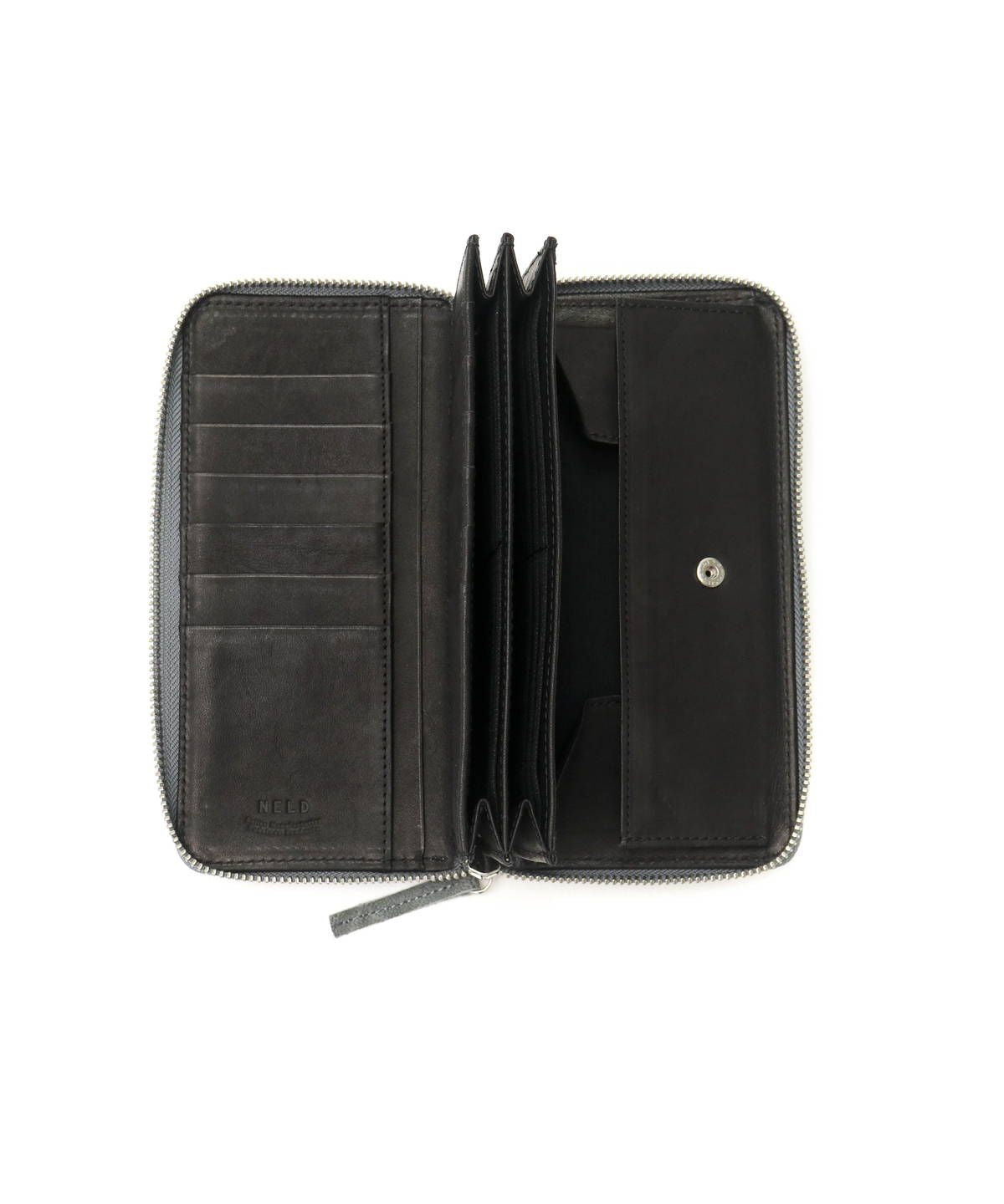 ネルド NELD ネルド 長財布 NELD ZOU ゾウ 財布 ラウンドファスナー 本革 革 レザー 小銭入れあり BOX型小銭入れ 大容量 日本製 AN205 （グリーン） グリーン