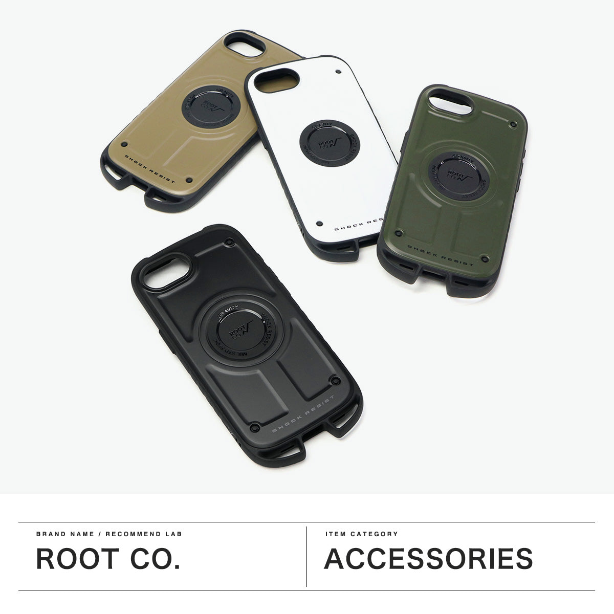 ルートコー ROOT CO. 6ヶ月保証 スマホケース iPhoneケース iPhone16e スマホカバー ワイヤレス充電 MagSafe GRAVITY Shock Resist Case Rugged. GSRU-4383 （コヨーテ） コヨーテ