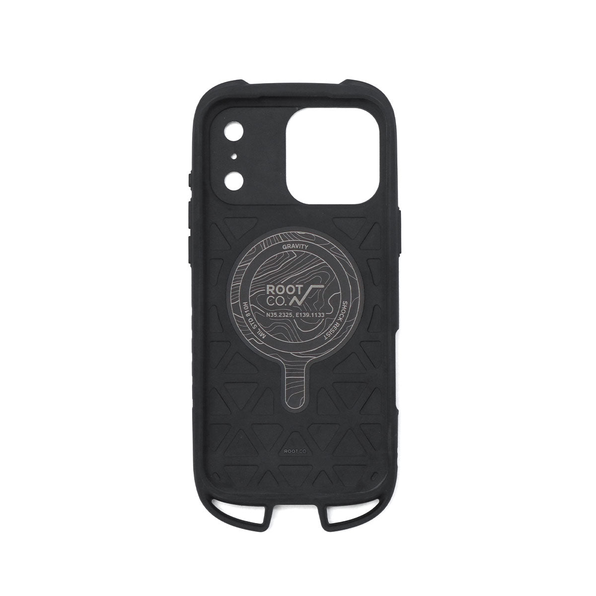 ルートコー ROOT CO. 6ヶ月保証 スマホケース iPhone17ProMax ケース カバー 米軍 MIL規格 耐衝撃 iPhoneケース iPhone MagSafe対応 GSRU-4397 （ブラック） ブラック