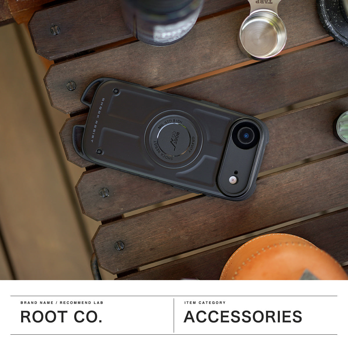 ルートコー ROOT CO. 6ヶ月保証 スマホケース iPhone Air ケース カバー 米軍 MIL規格 MagSafe対応 耐衝撃 iPhoneケース ワイヤレス充電 iPhoneAir専用 GSRU-4396 （ホワイト） ホワイト