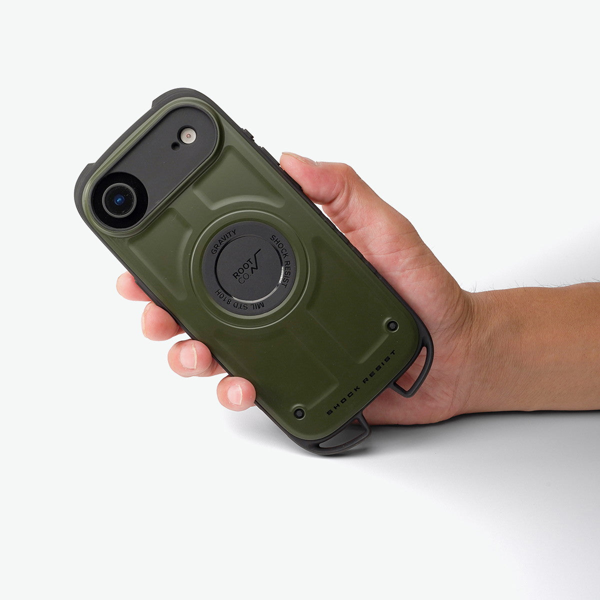 ルートコー ROOT CO. 6ヶ月保証 スマホケース iPhone Air ケース カバー 米軍 MIL規格 MagSafe対応 耐衝撃 iPhoneケース ワイヤレス充電 iPhoneAir専用 GSRU-4396 （ホワイト） ホワイト