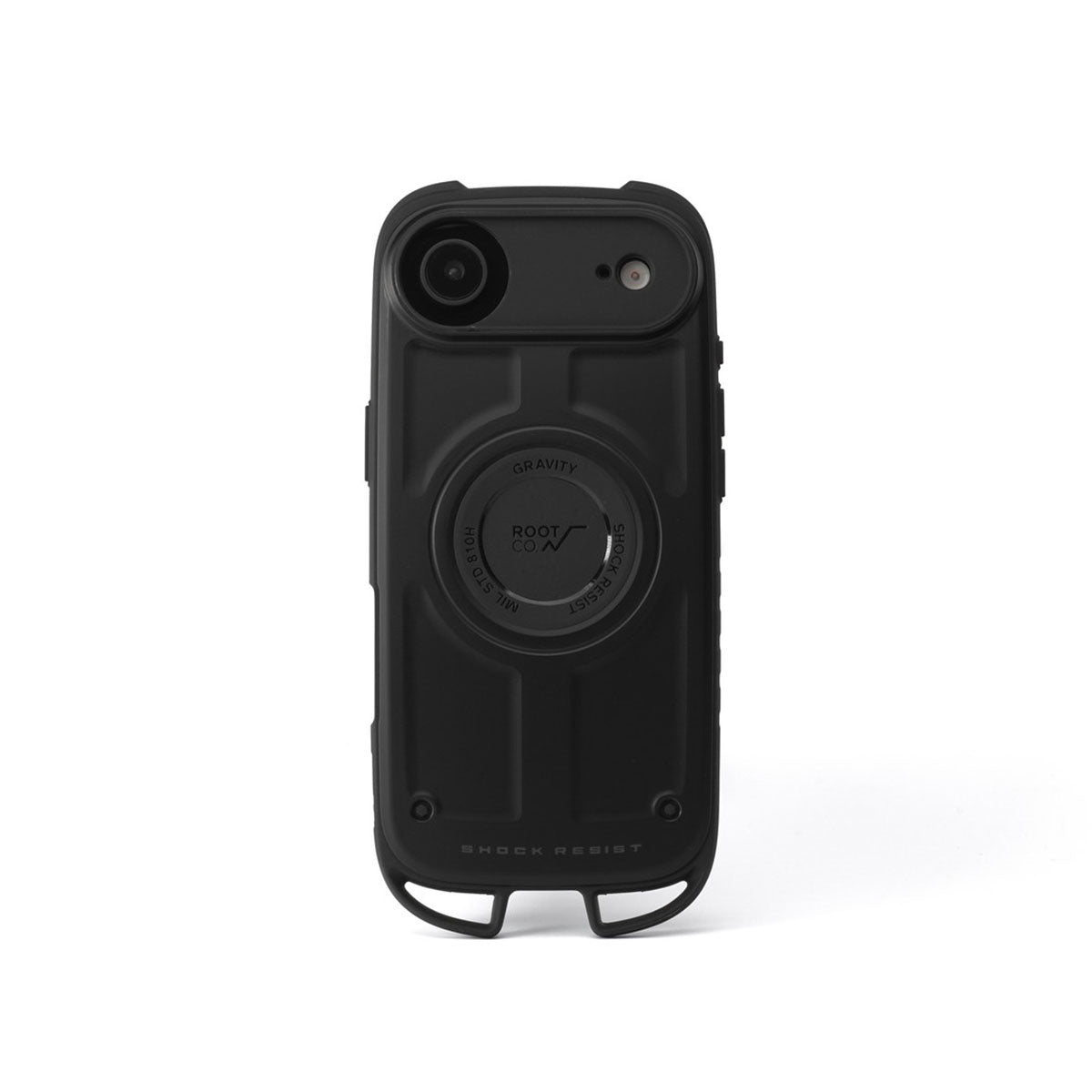ルートコー ROOT CO. 6ヶ月保証 スマホケース iPhone Air ケース カバー 米軍 MIL規格 MagSafe対応 耐衝撃 iPhoneケース ワイヤレス充電 iPhoneAir専用 GSRU-4396 （ブラック） ブラック