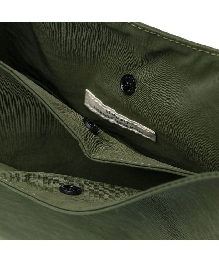 スロウ SLOW スロウ トートバッグ SLOW Span nylon スパンナイロン ショルダー 2way grocery shopper L 2WAY 斜めがけ A4 456 （グレー） グレー