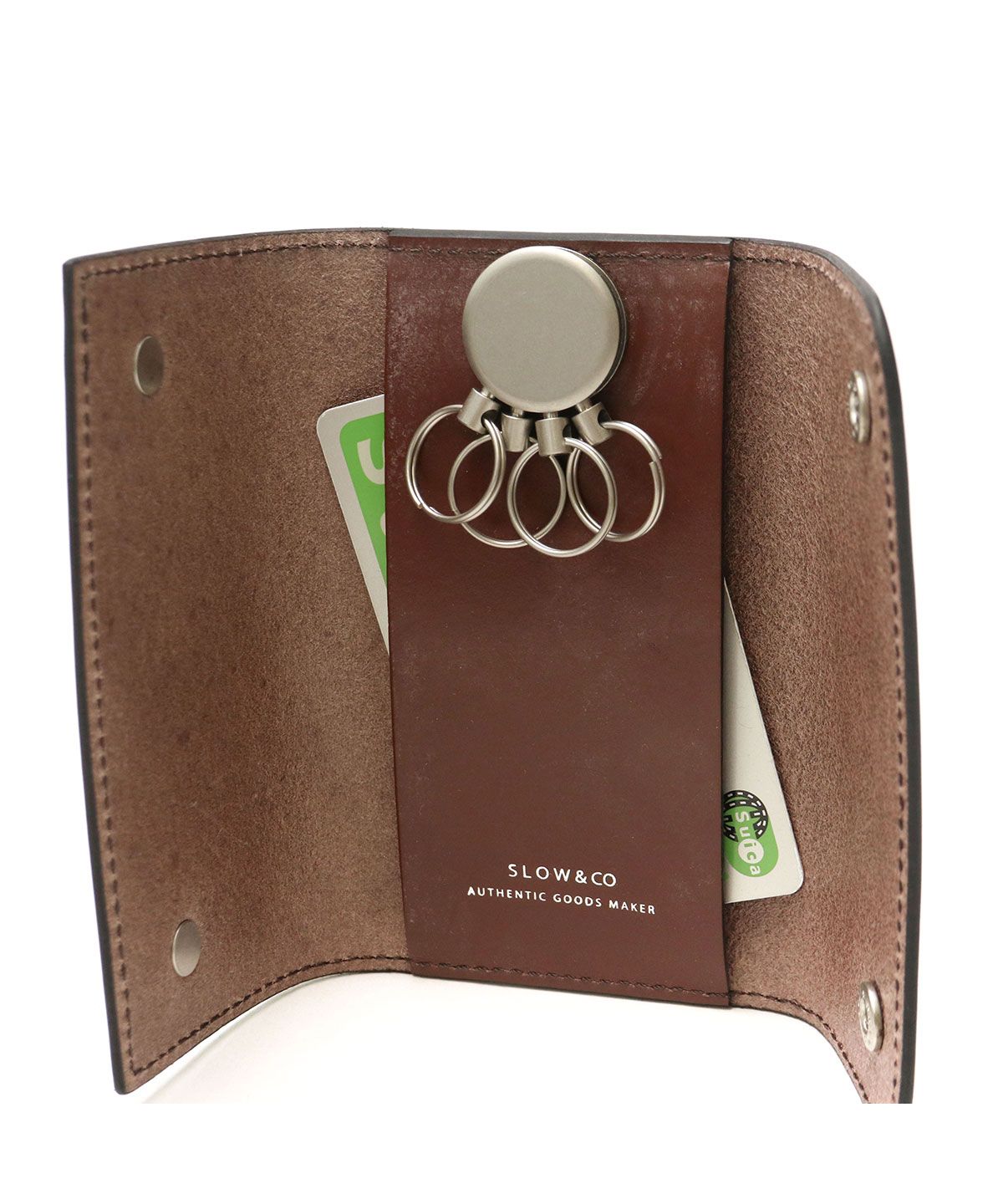 スロウ SLOW スロウ キーケース SLOW bridle ブライドル key case スマートキー 本革 ブライドルレザー 日本製 SO796J （キャメル） キャメル