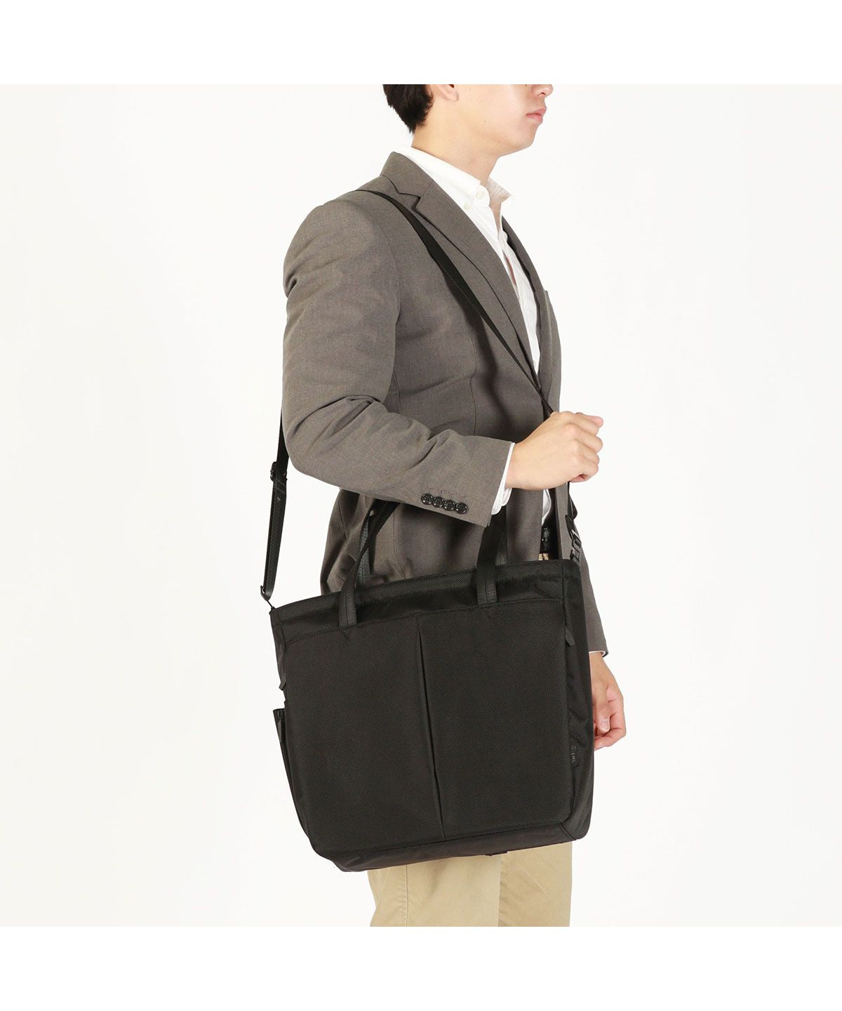 エスエムエル SML エスエムエル トートバッグ SML ビジネスバッグ B4 A4 通勤 撥水 PC MULTIFUNCTIONAL 2WAY TOTE BAG K901124U （ネイビー） ネイビー
