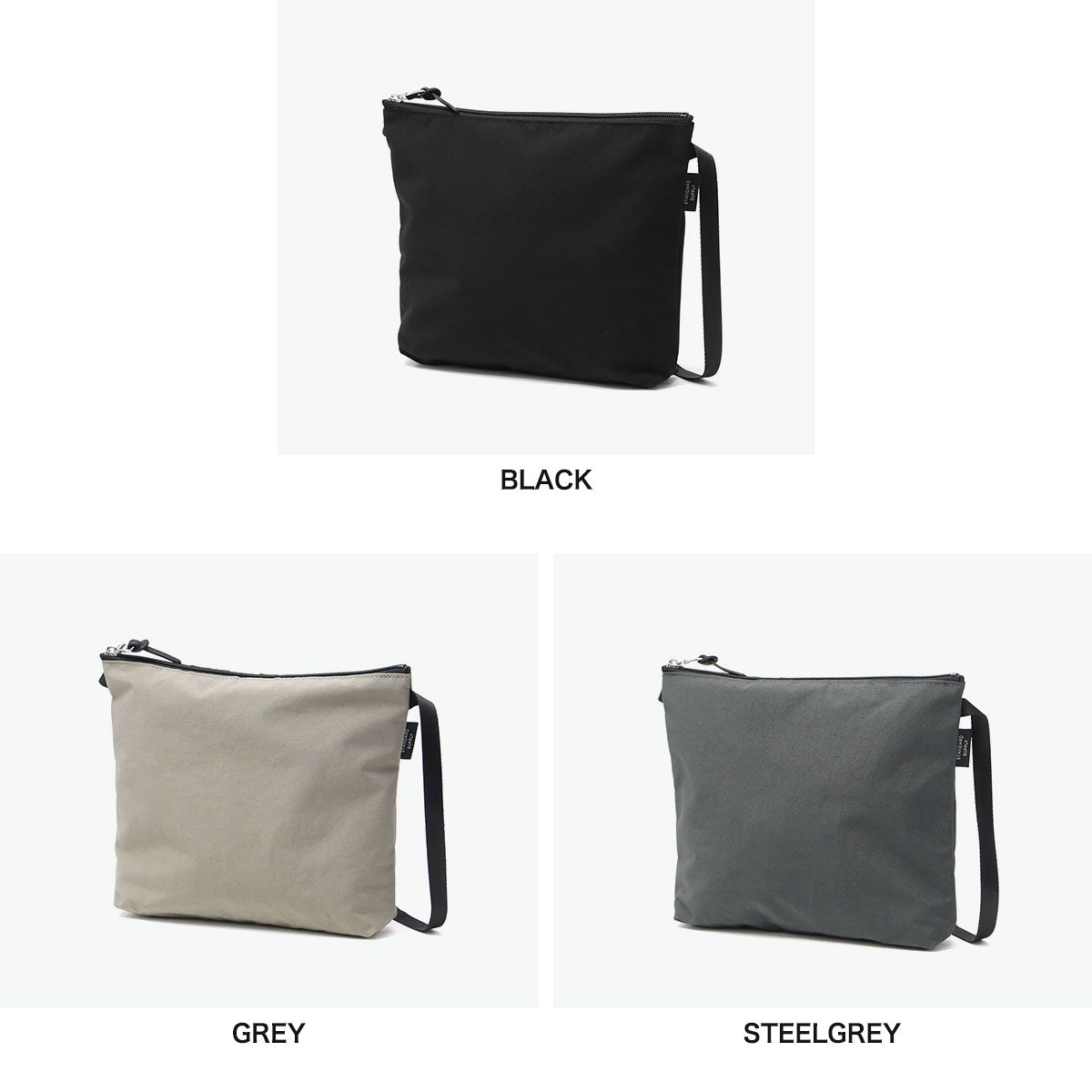 スタンダードサプライ STANDARD SUPPLY 正規取扱店 ショルダーバッグ レディース メンズ 斜めがけバッグ 斜めがけ サコッシュ 小さめ きれいめ ミニ ブランド 軽量 軽い A5 日本製 SIMPLICITY ZIP SHOULDER （STEELGREY） STEELGREY