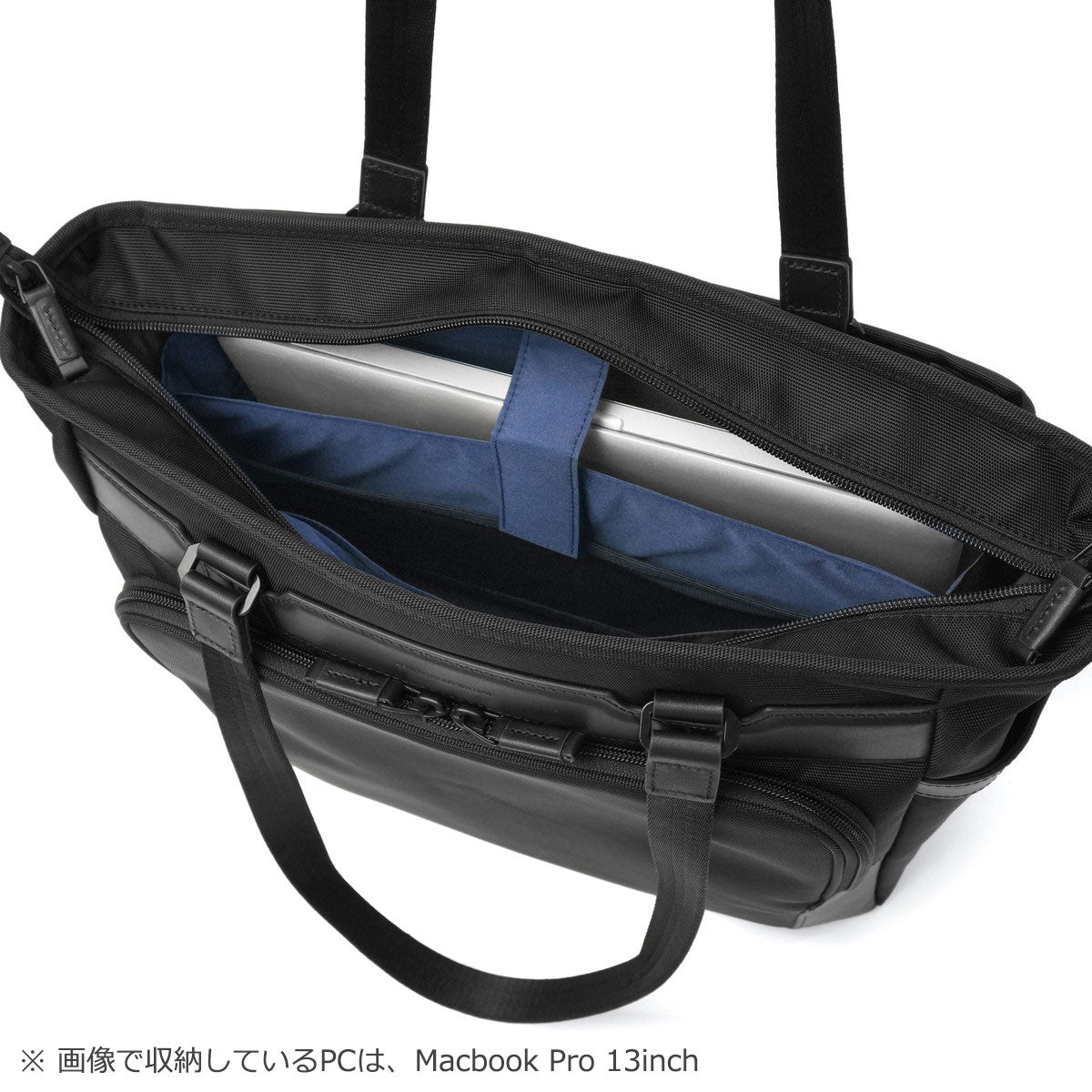 ゼロハリバートン ZERO HALLIBURTON 正規品5年保証 トートバッグ メンズ 出張 PC 14inch キャリーオン 大きい ブランド ビジネストート ショルダー 通勤 A4 B4 18L 2WAY ZEST3 Tote Bag 81737 （ブラック） ブラック