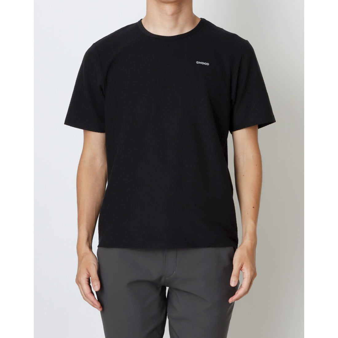 ジームード GMOOD G-MOOD メンズ レディース ジムインナー 半袖 TEE サウナスーツ クルーネック トレーニングウェア ジームード （ブラック） ブラック
