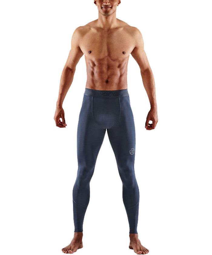 ゴーセン GOSEN スキンズ SKINS SERIES-2 メンズロングタイツ スパッツ インナー 男性 コンプレッション 段階着圧 吸水 リカバリー ワークアウト ス【返品不可商品】 （019 ブラック） 019 ブラック