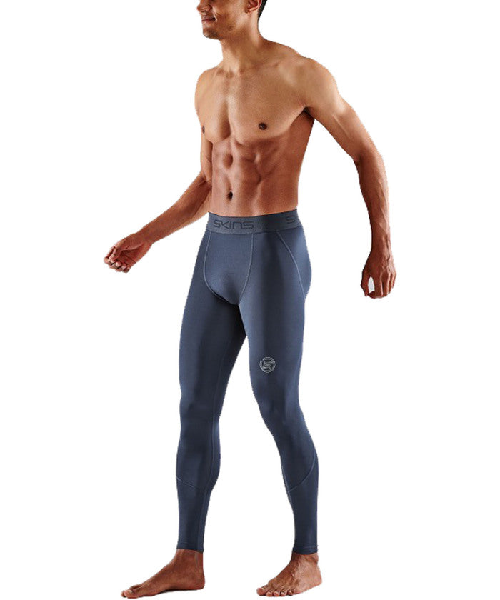 ゴーセン GOSEN スキンズ SKINS SERIES-2 メンズロングタイツ スパッツ インナー 男性 コンプレッション 段階着圧 吸水 リカバリー ワークアウト ス【返品不可商品】 （019 ブラック） 019 ブラック