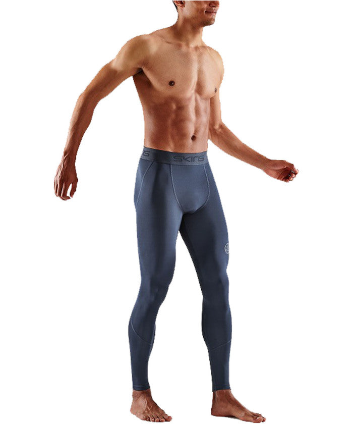 ゴーセン GOSEN スキンズ SKINS SERIES-2 メンズロングタイツ スパッツ インナー 男性 コンプレッション 段階着圧 吸水 リカバリー ワークアウト ス【返品不可商品】 （019 ブラック） 019 ブラック
