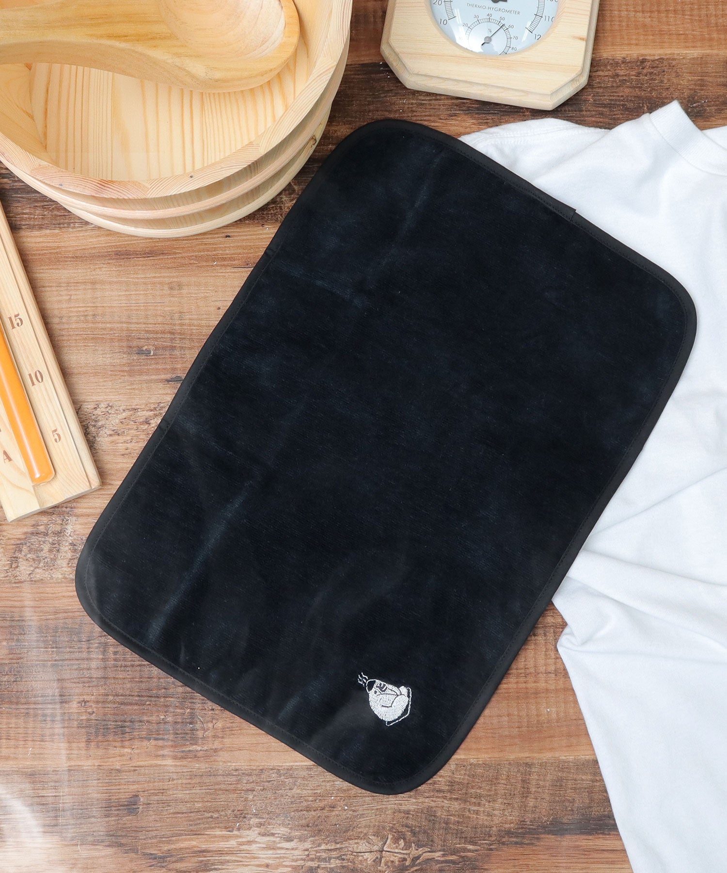 ゴリラックス ごリラックス 日本製 今治タオル サウナマット サウナタオル 2WAY サ活 サ旅 お風呂 （サウナブラック） サウナブラック