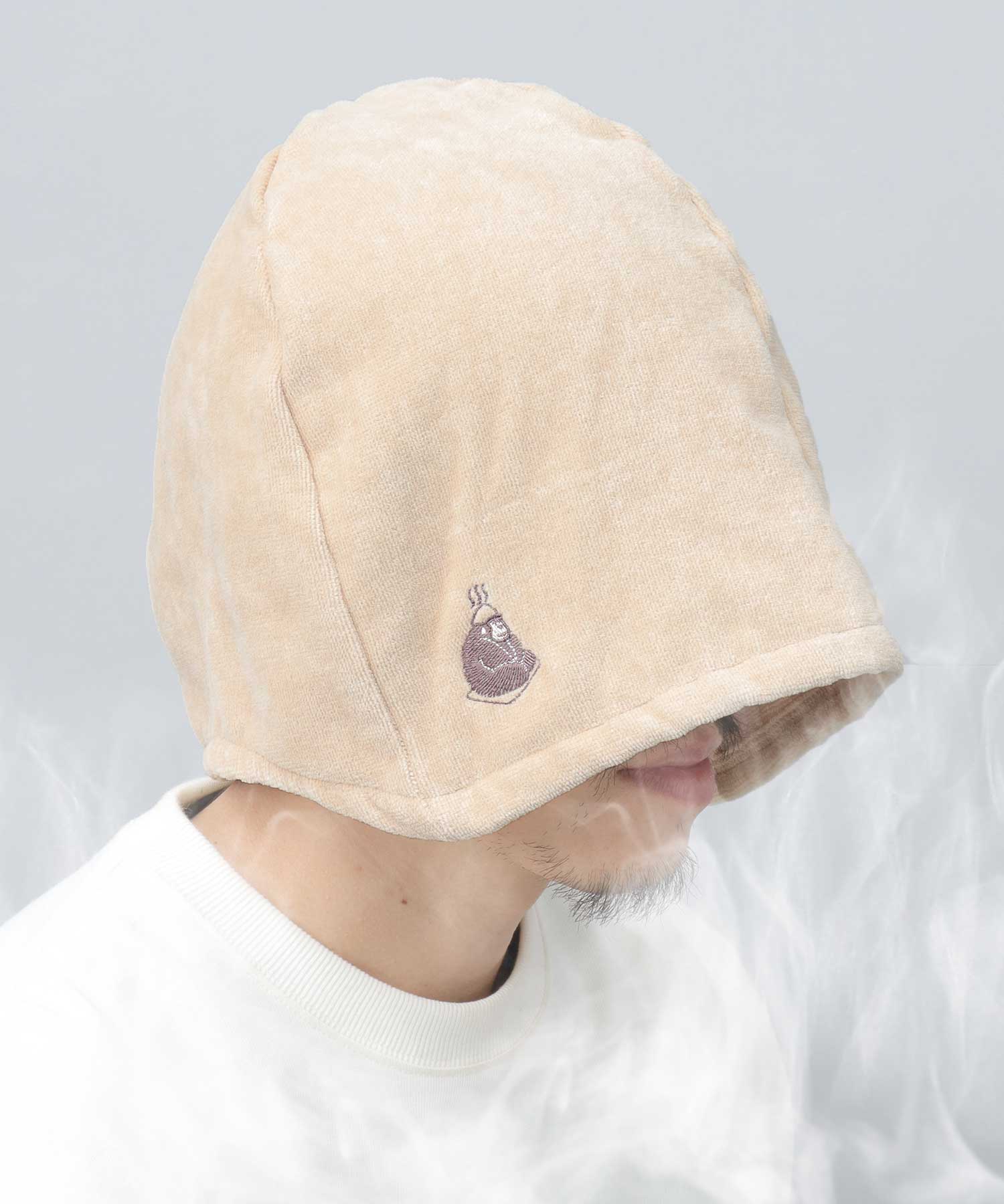 Gorilax Go Relax Made in Japan Imabari Towel Meditation Sauna Hat Bath