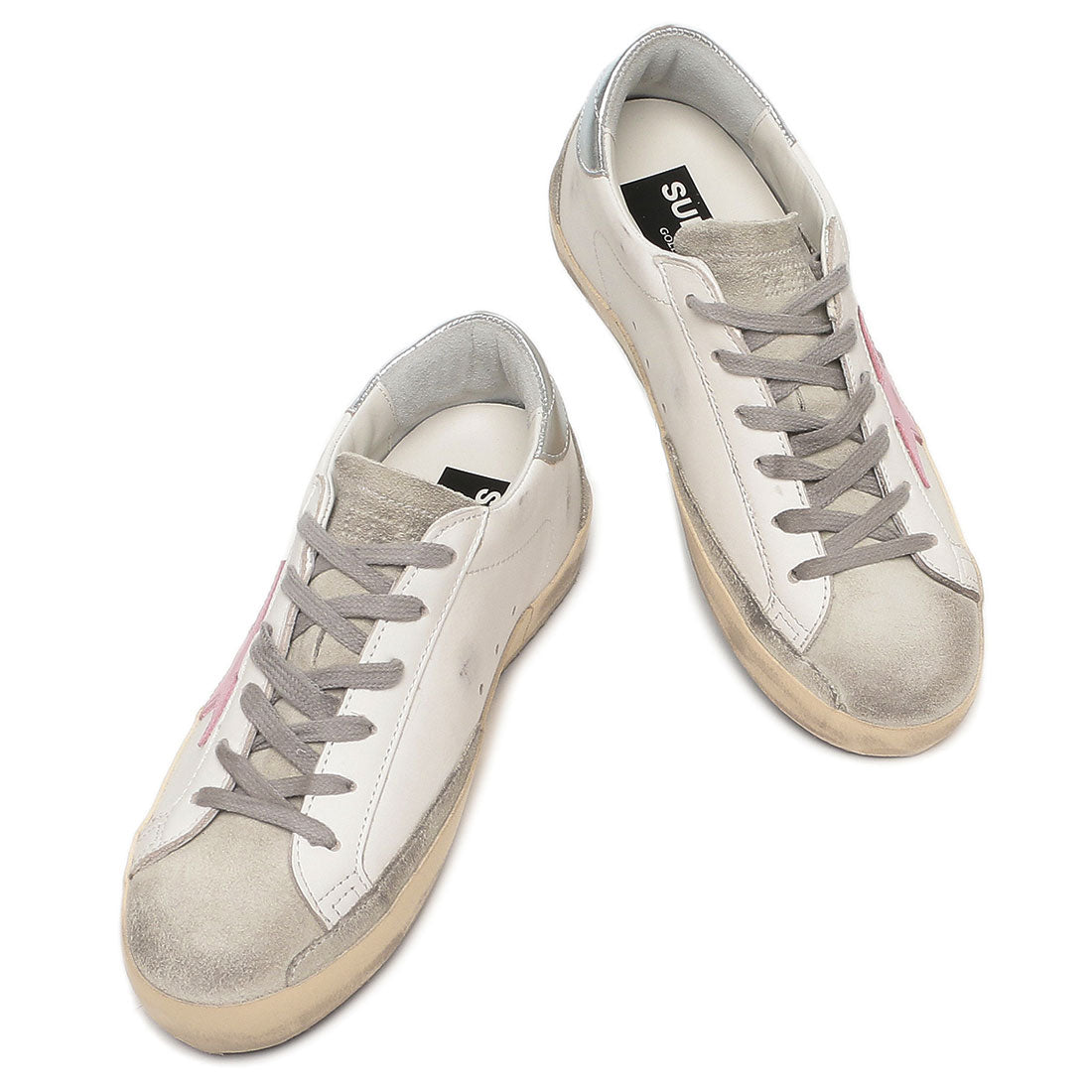 GOLDEN GOOSE Sneakers SuperStar white pink Men's Women's Unisex GOLDEN