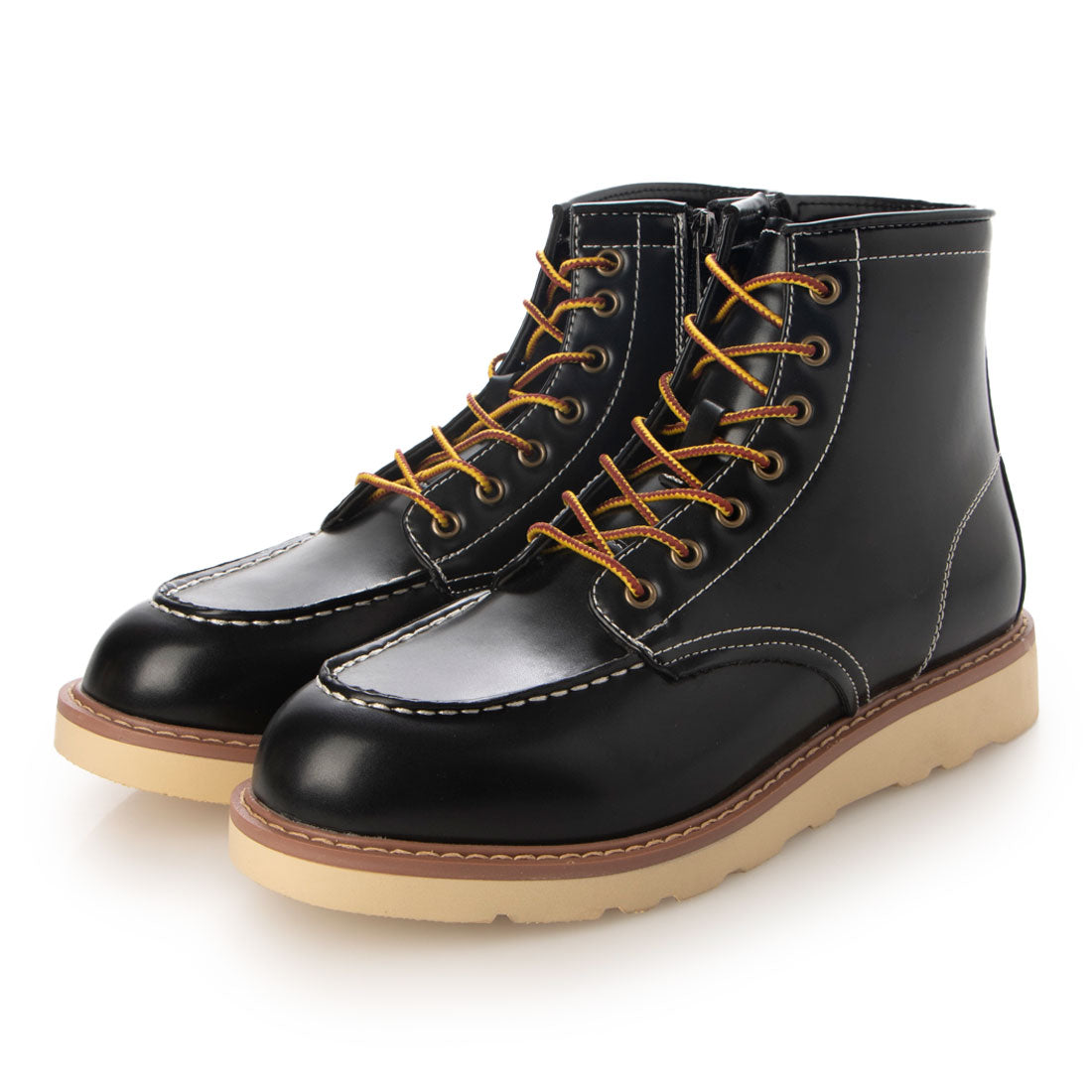 ゴッドアンドブレス God&Bless BIGサイズワークブーツ （BLACK） BLACK