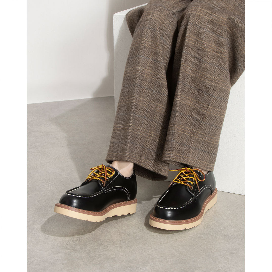 ゴッドアンドブレス God&Bless ワークシューズ （RED.BROWN） RED.BROWN