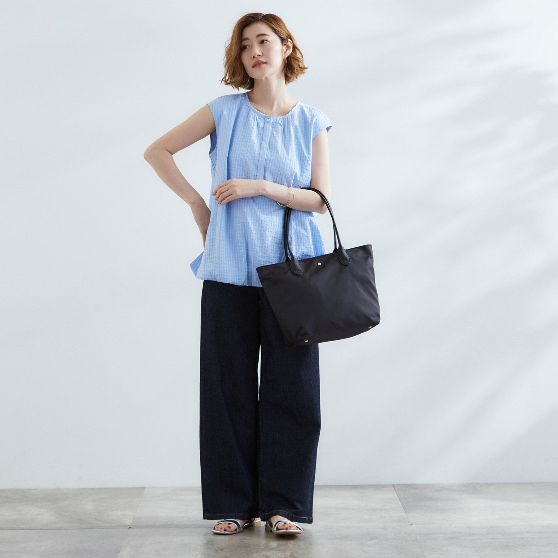 グローブ grove 【撥水・軽量】シンプルキャリーオントート （チャコールグレー(013)） チャコールグレー(013)