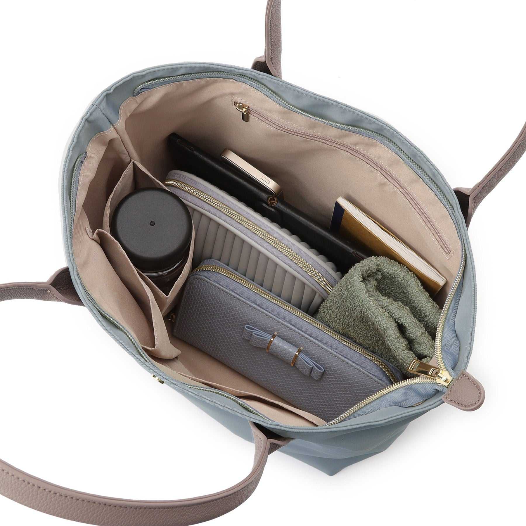 グローブ grove 【撥水・軽量】シンプルキャリーオントート （チャコールグレー(013)） チャコールグレー(013)