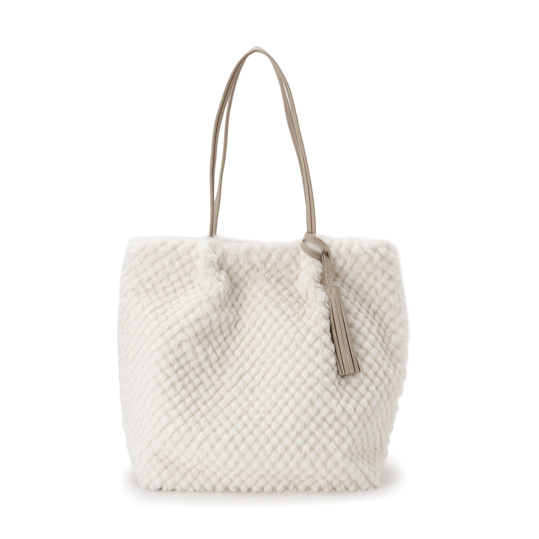 グローブ grove ポコポコエコファータッセルトート （チャコールグレー(014)） チャコールグレー(014)