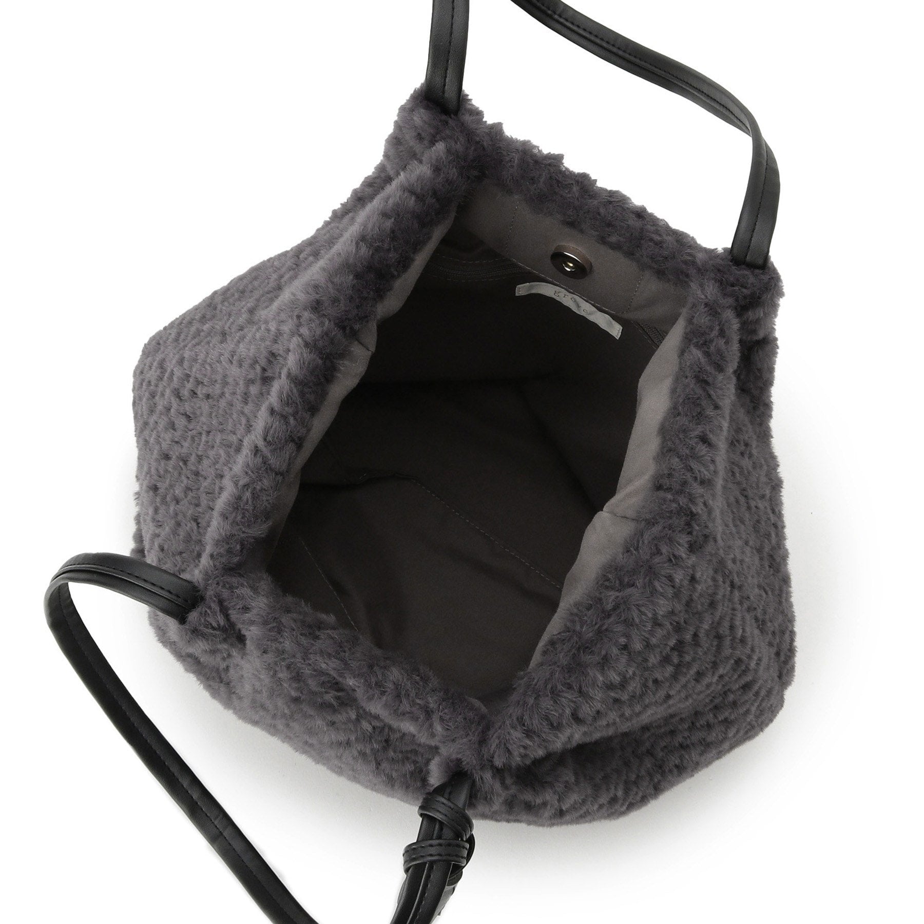 グローブ grove ポコポコエコファータッセルトート （チャコールグレー(014)） チャコールグレー(014)