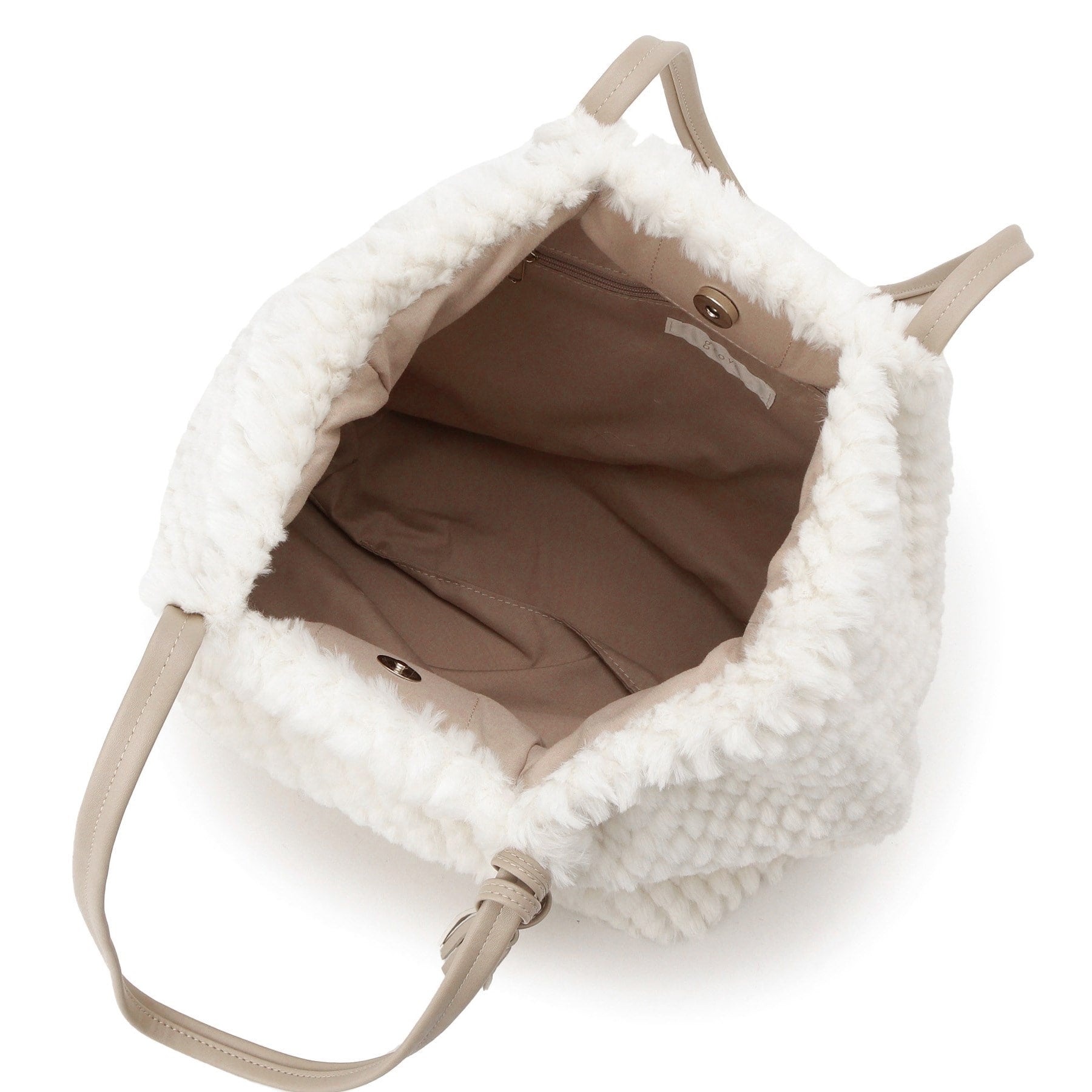 グローブ grove ポコポコエコファータッセルトート （チャコールグレー(014)） チャコールグレー(014)