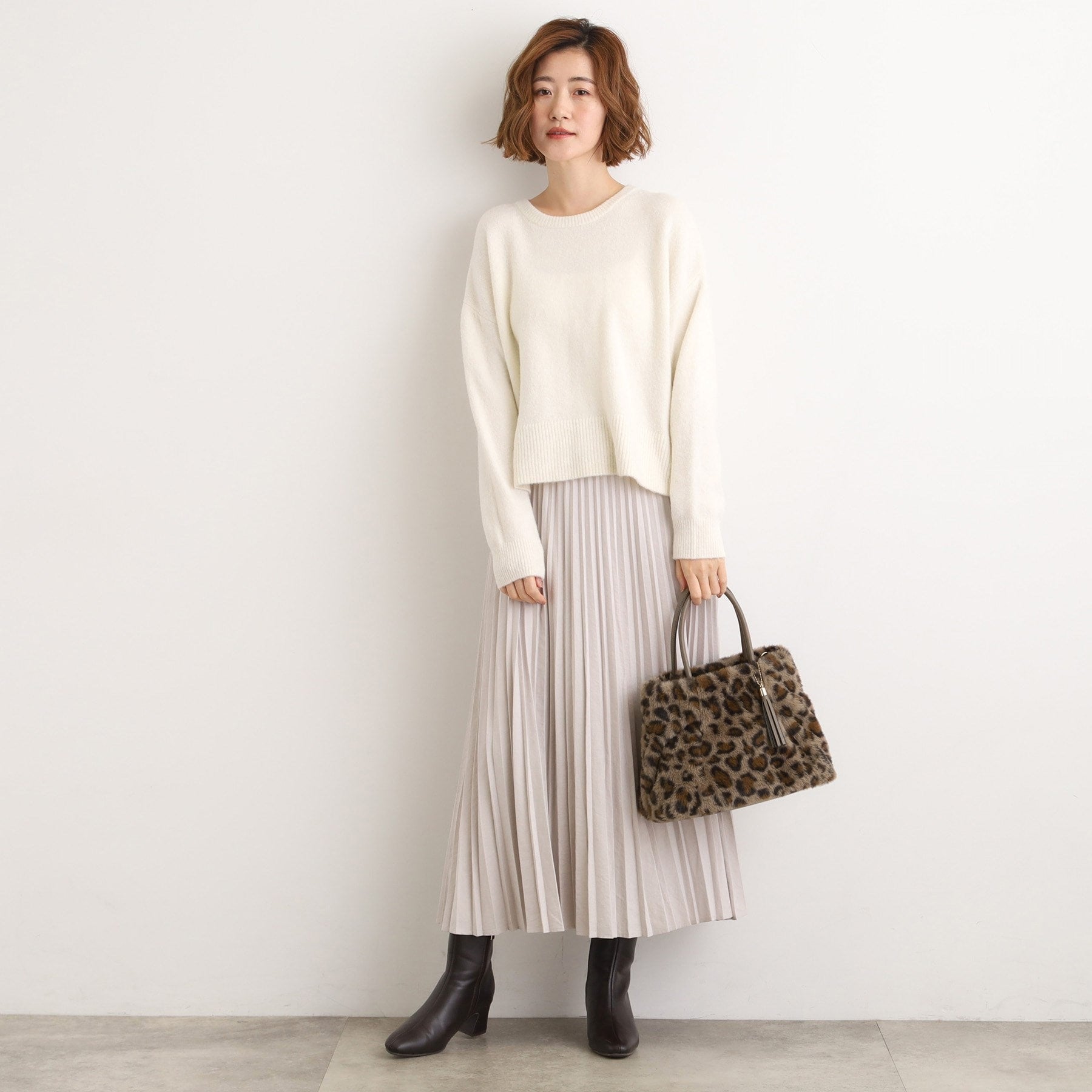 グローブ grove タックタッセルエコファー2WAYトート （モカブラウン(742)） モカブラウン(742)