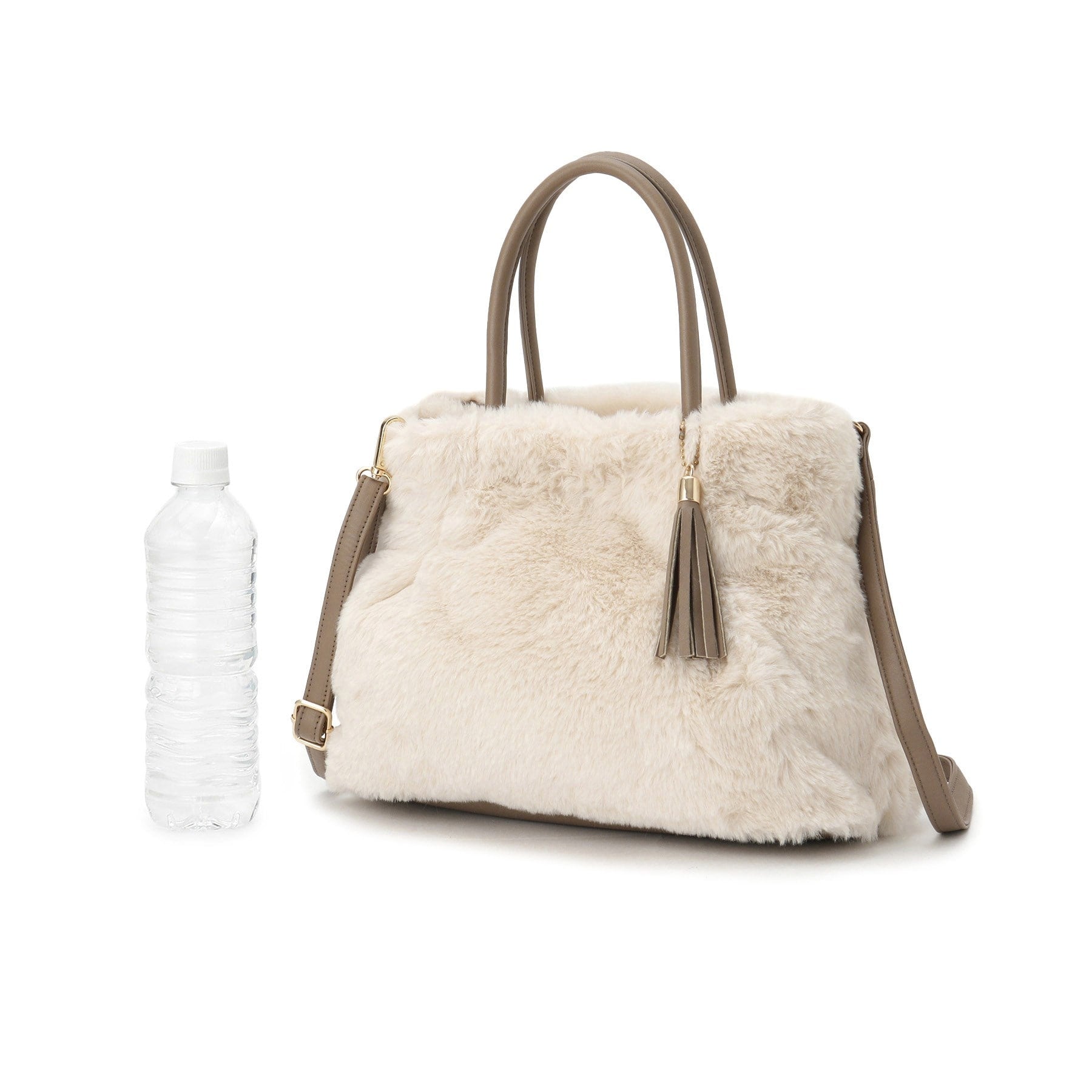 グローブ grove タックタッセルエコファー2WAYトート （モカブラウン(742)） モカブラウン(742)