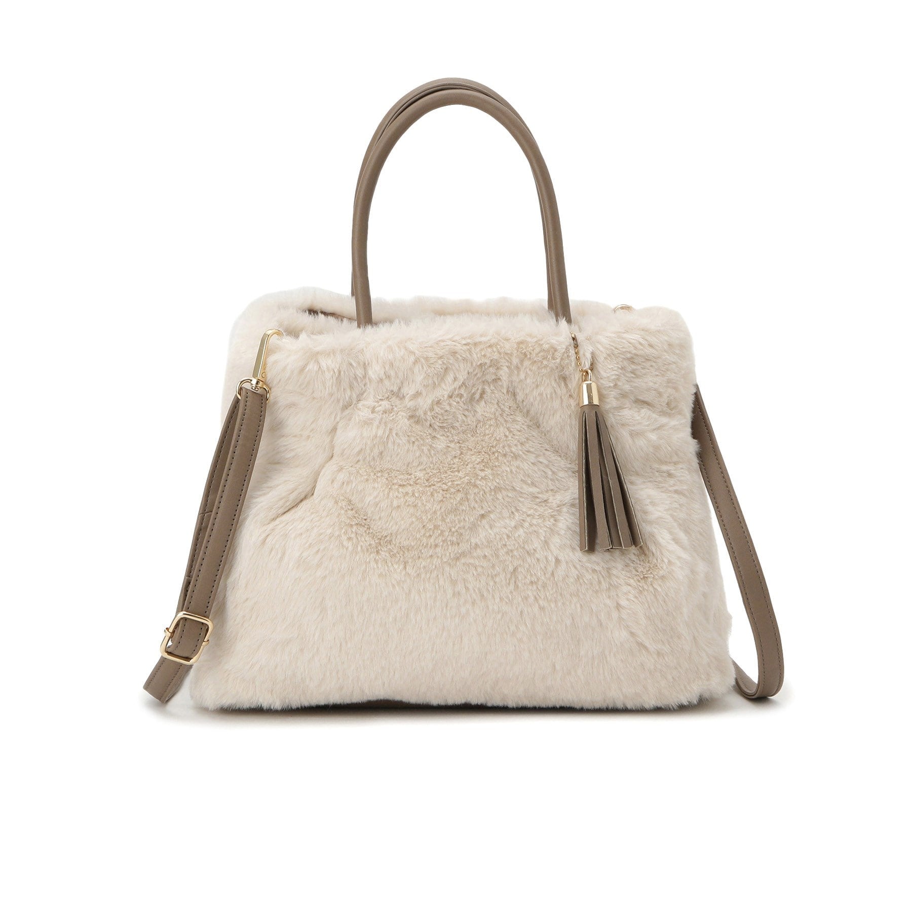 グローブ grove タックタッセルエコファー2WAYトート （モカブラウン(742)） モカブラウン(742)