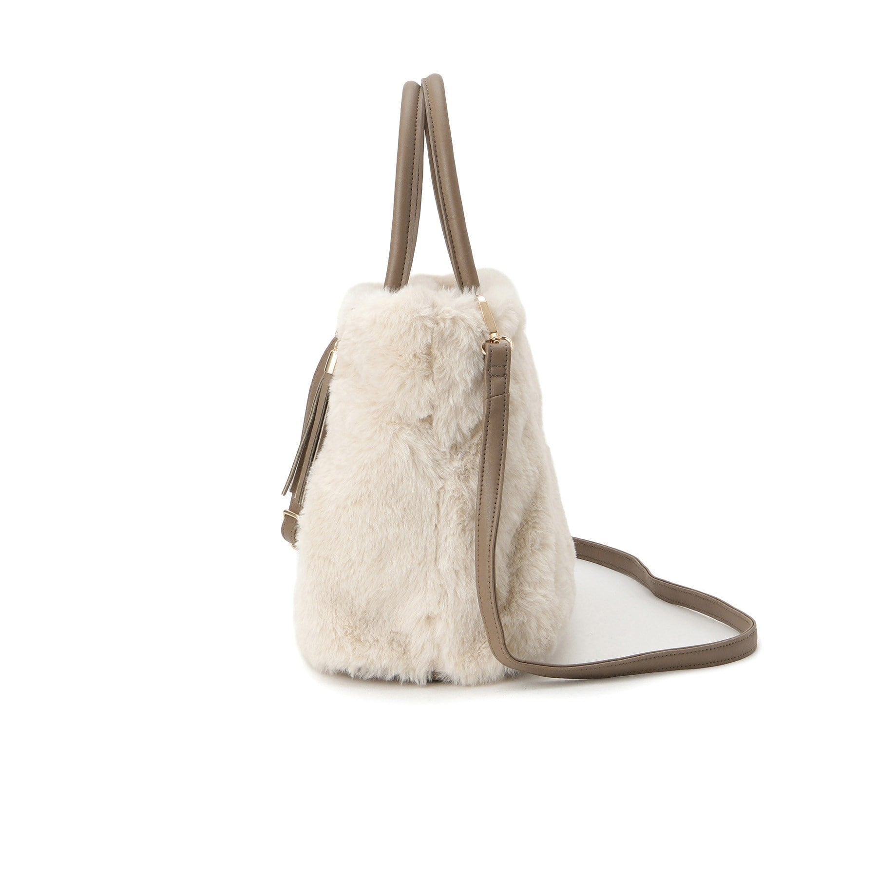 グローブ grove タックタッセルエコファー2WAYトート （モカブラウン(742)） モカブラウン(742)