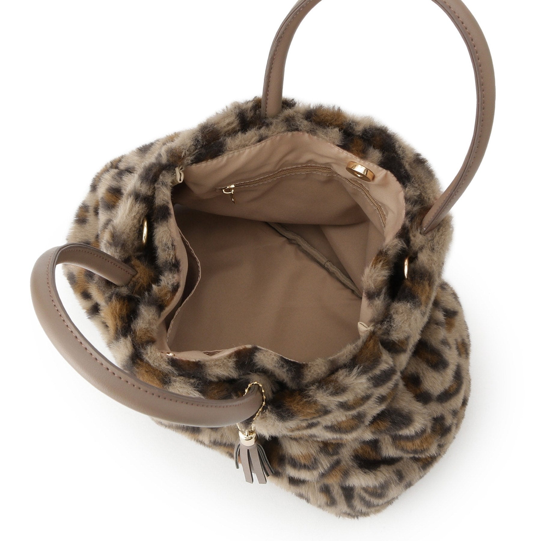 グローブ grove タックタッセルエコファー2WAYトート （モカブラウン(742)） モカブラウン(742)