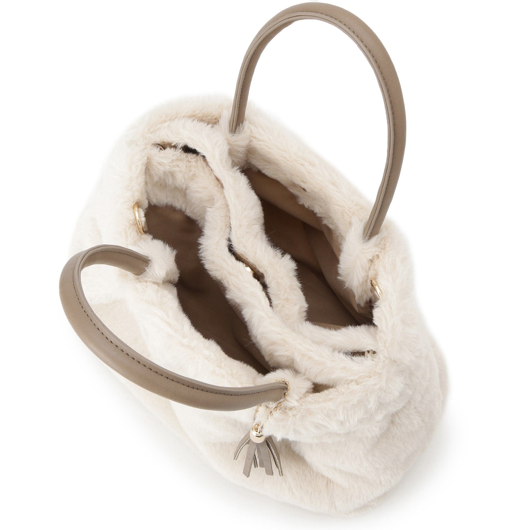 グローブ grove タックタッセルエコファー2WAYトート （モカブラウン(742)） モカブラウン(742)