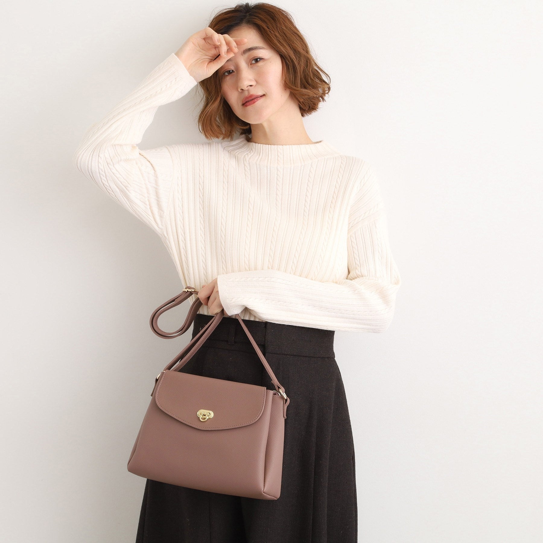 グローブ grove 人間工学フラップ3層ショルダー （ブラックシルバー(009)） ブラックシルバー(009)