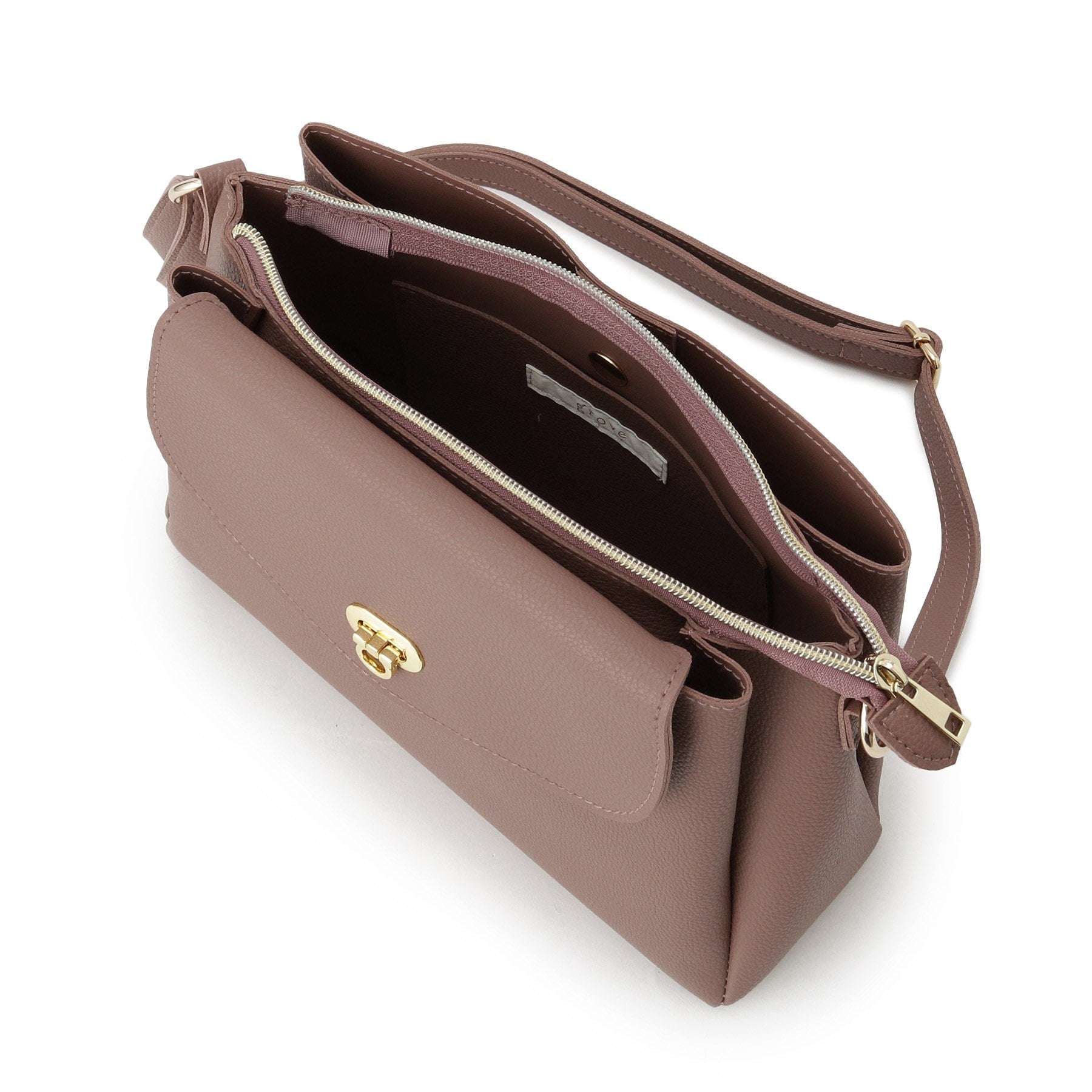 グローブ grove 人間工学フラップ3層ショルダー （ブラックシルバー(009)） ブラックシルバー(009)