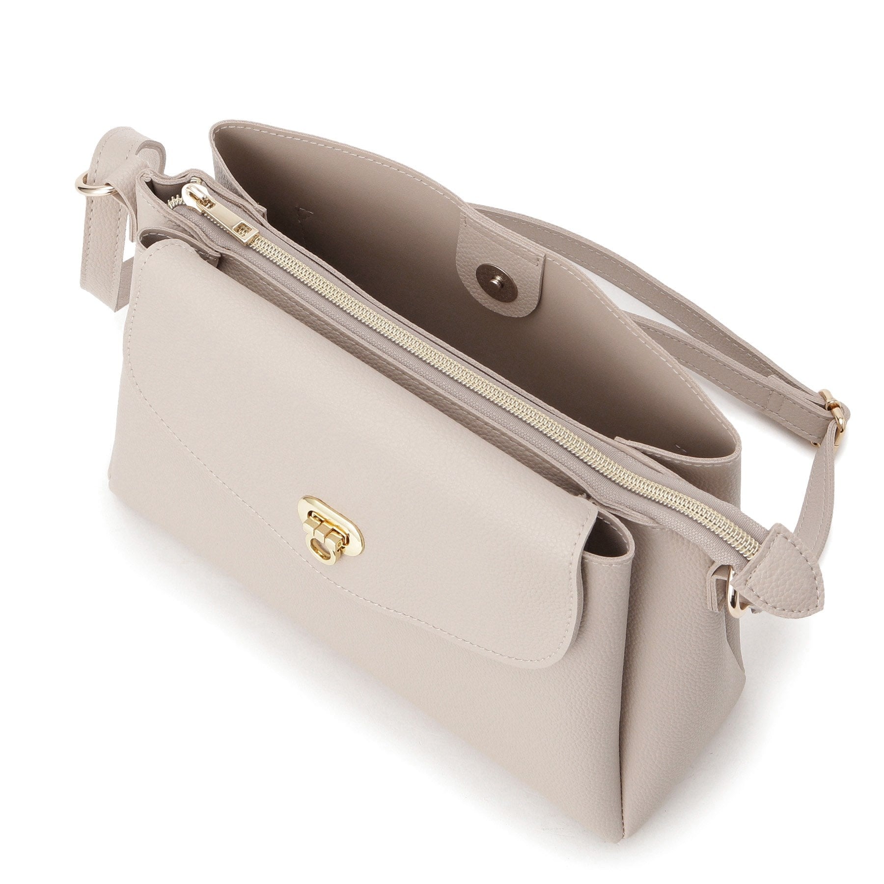 グローブ grove 人間工学フラップ3層ショルダー （ブラックシルバー(009)） ブラックシルバー(009)