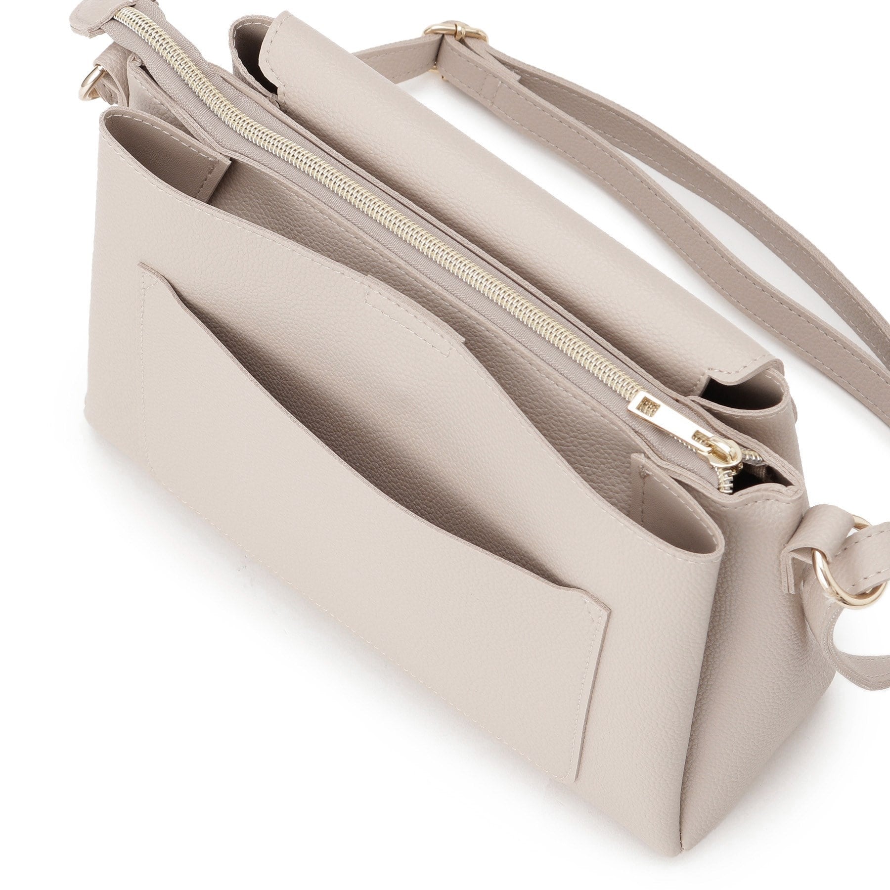 グローブ grove 人間工学フラップ3層ショルダー （ブラックシルバー(009)） ブラックシルバー(009)