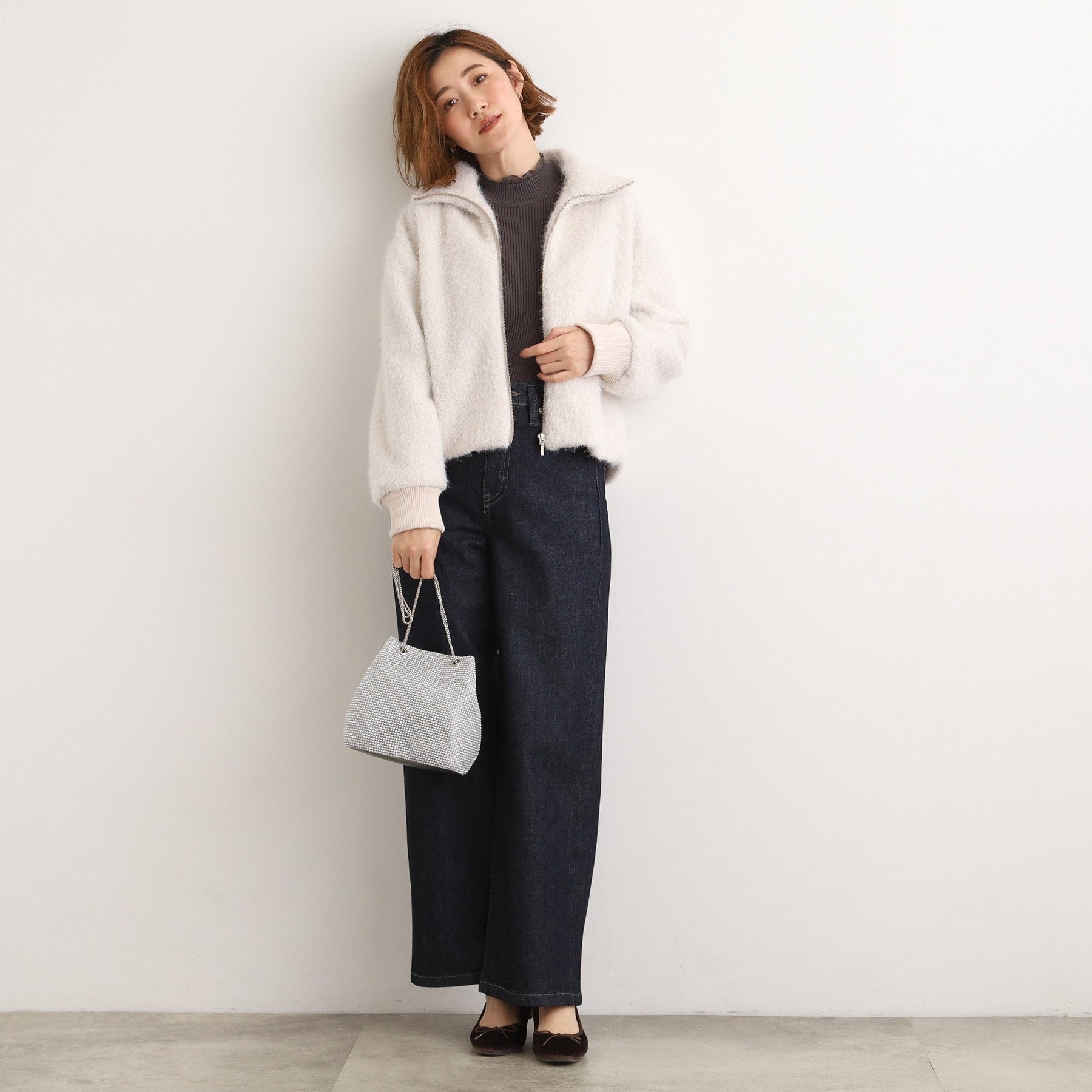 グローブ grove キラアソート巾着チェーンショルダー （シルバー(006)） シルバー(006)