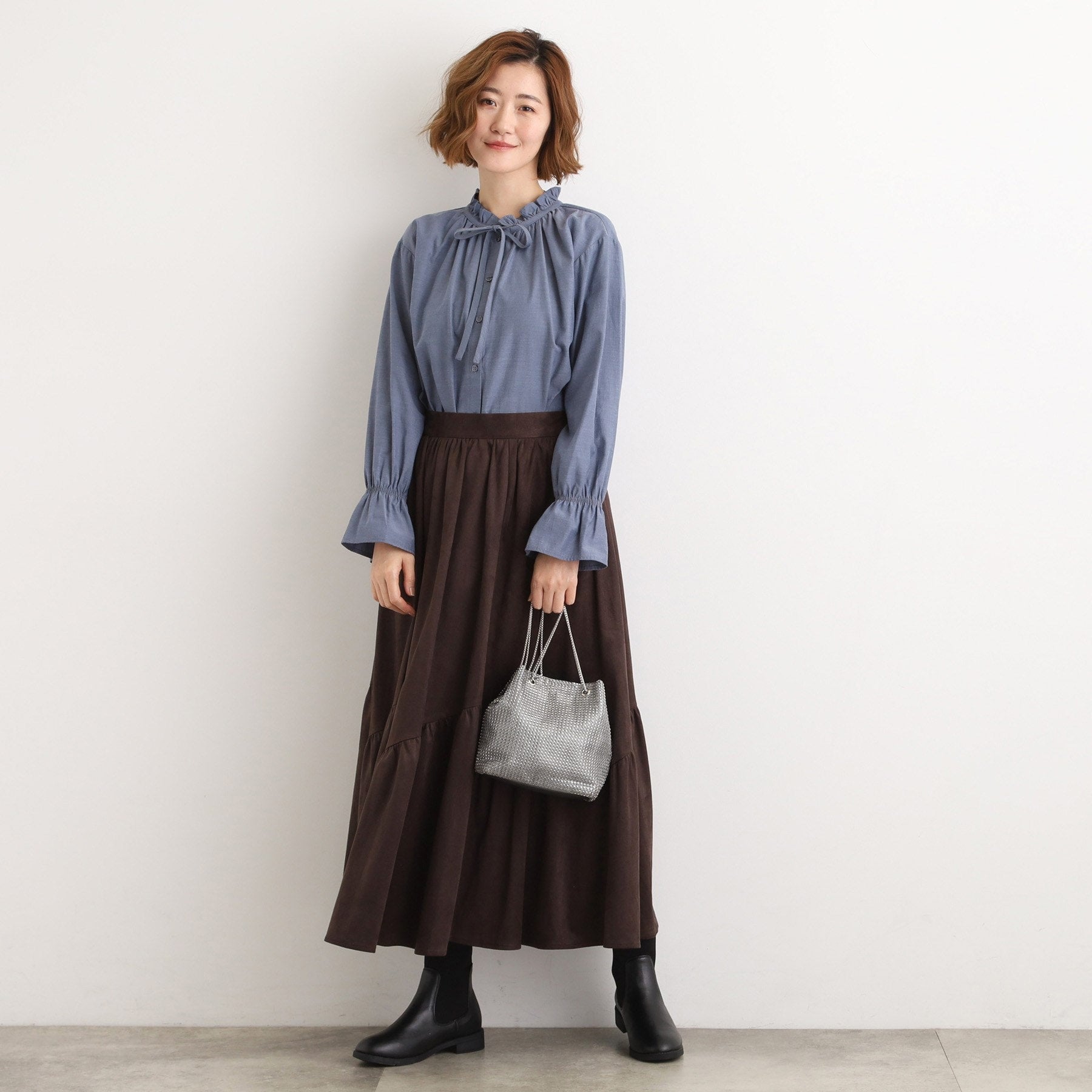 グローブ grove キラアソート巾着チェーンショルダー （シルバー(006)） シルバー(006)