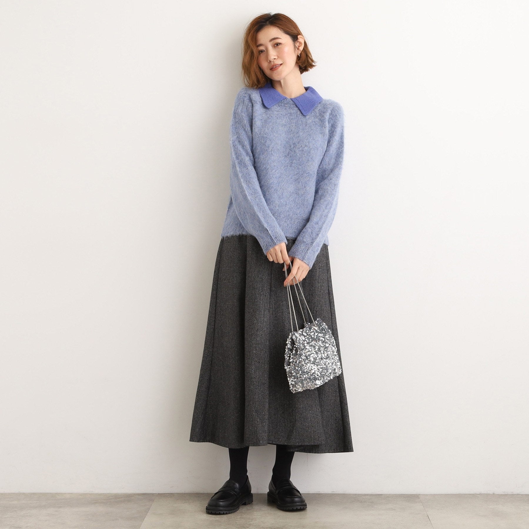 グローブ grove キラアソート巾着チェーンショルダー （シルバー(006)） シルバー(006)