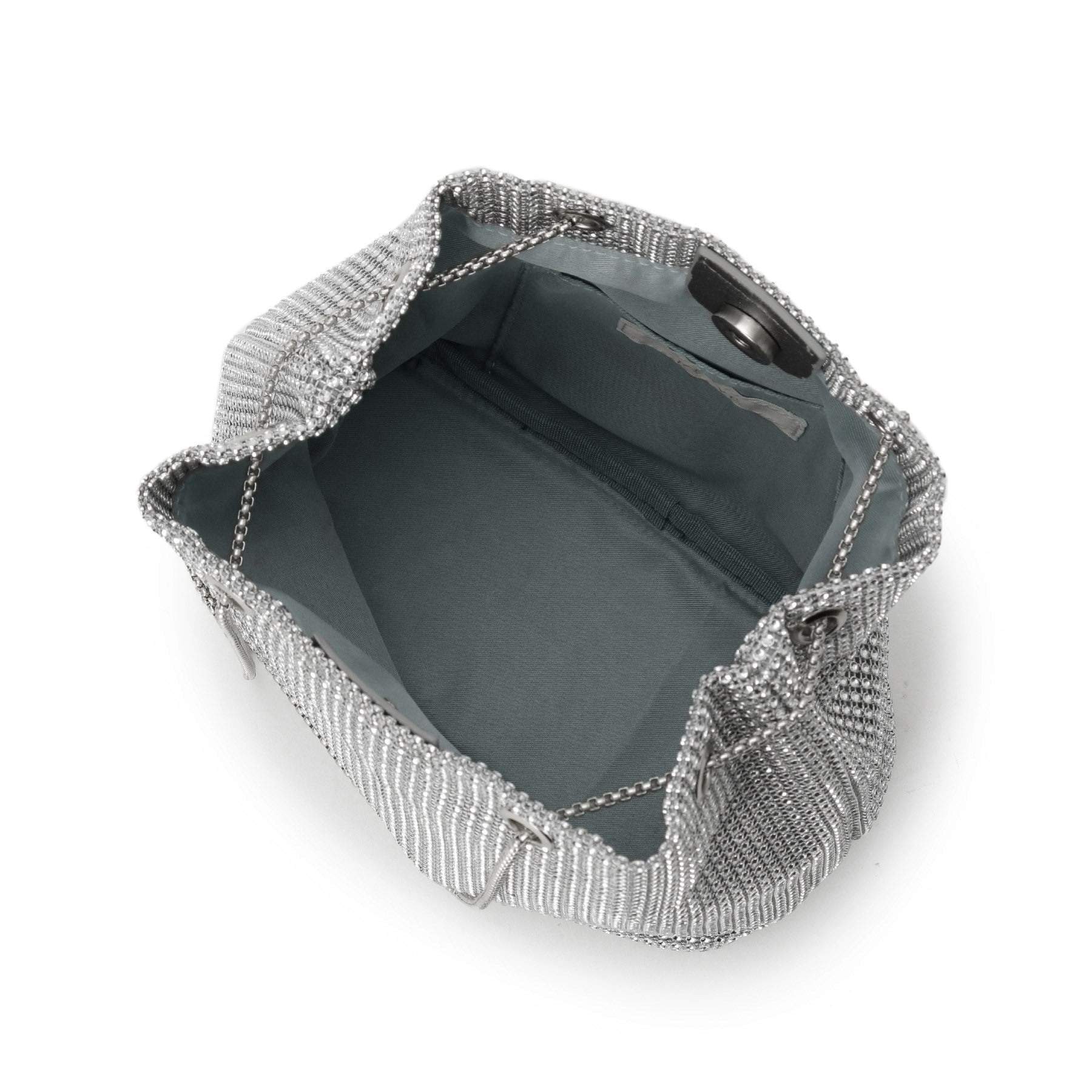 グローブ grove キラアソート巾着チェーンショルダー （シルバー(006)） シルバー(006)