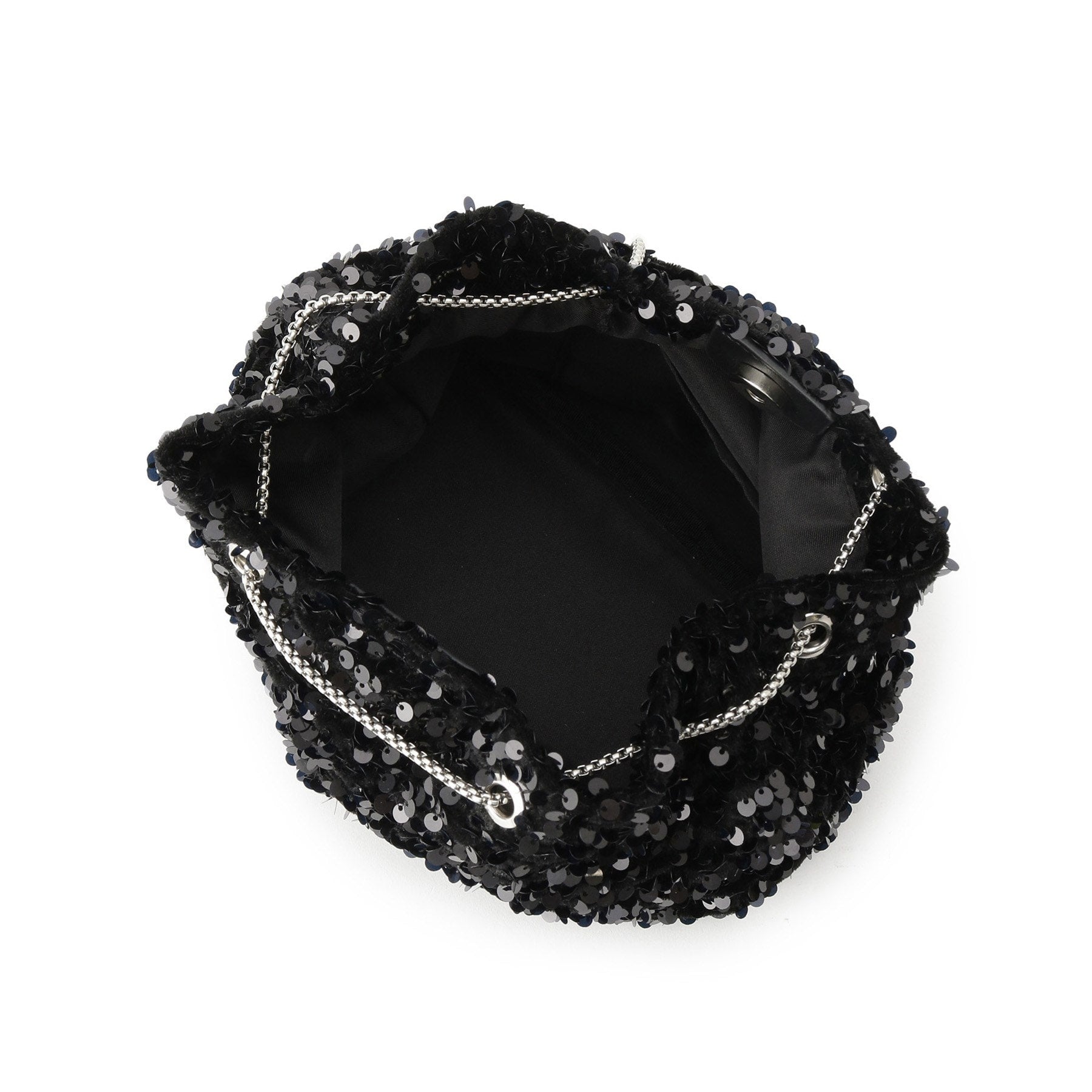 グローブ grove キラアソート巾着チェーンショルダー （シルバー(006)） シルバー(006)