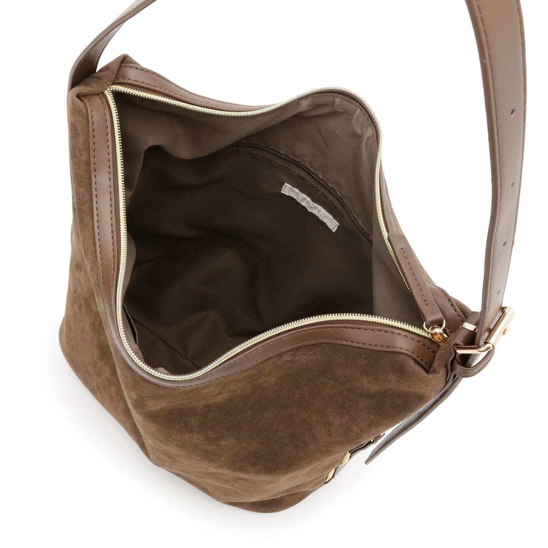 グローブ grove スエード調コンビワンンショルダー （ダークグレー(014)） ダークグレー(014)