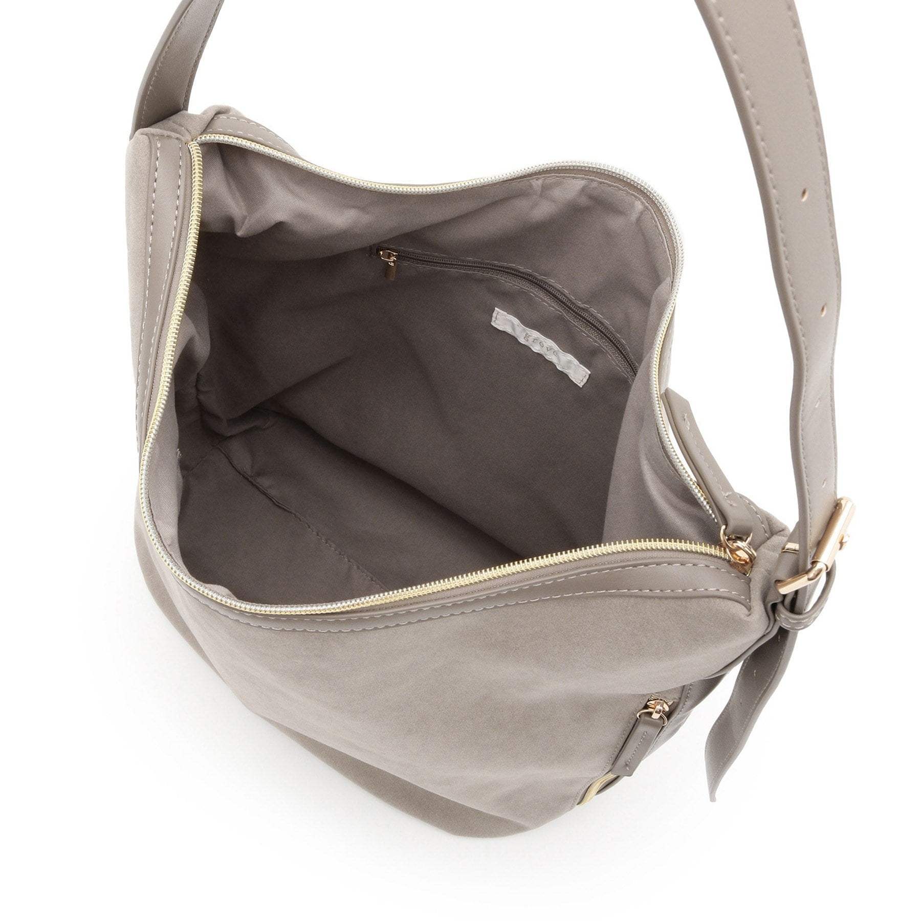 グローブ grove スエード調コンビワンンショルダー （ダークグレー(014)） ダークグレー(014)