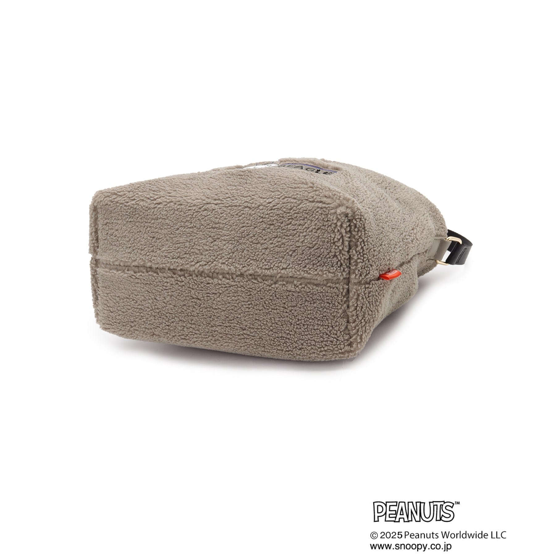 グローブ grove 【PEANUTS】ボア巾着トート （チャコールグレー(014)） チャコールグレー(014)