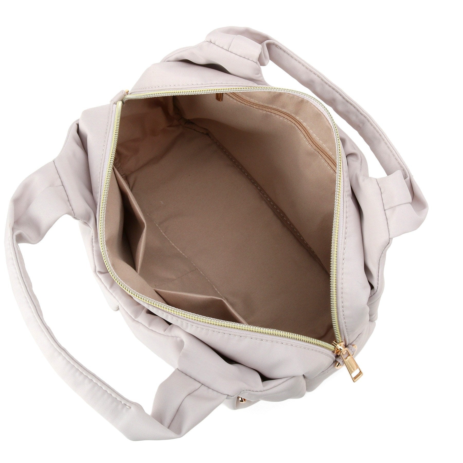 グローブ grove 【撥水】フロントタック2WAYトート （ライトグレー(011)） ライトグレー(011)