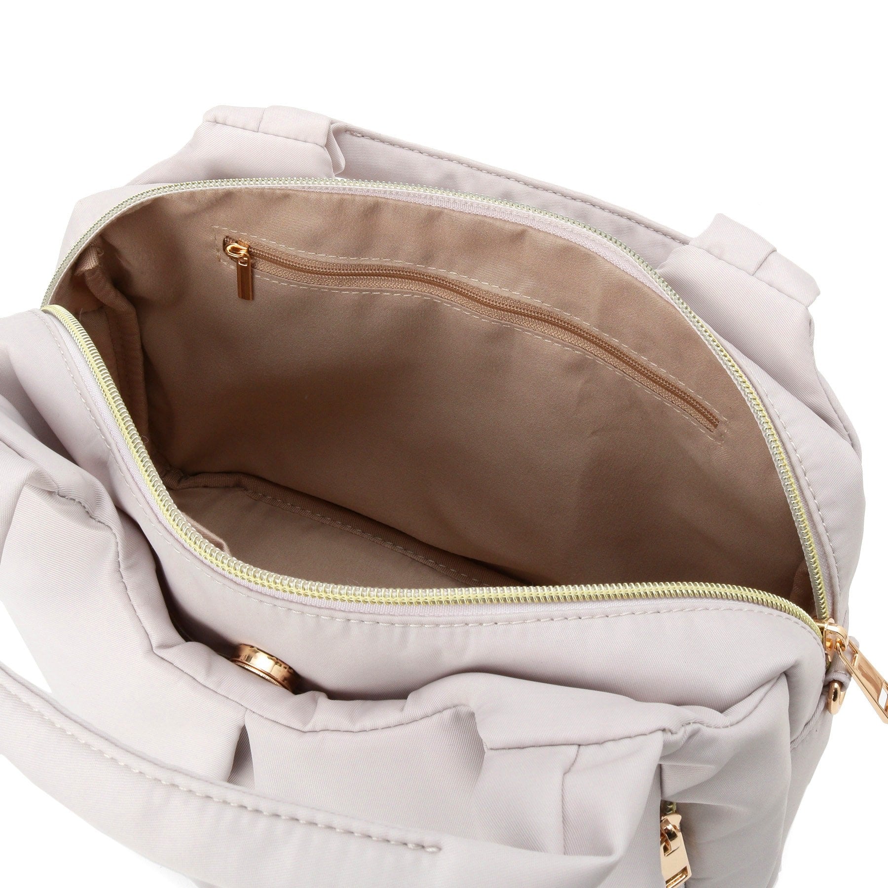 グローブ grove 【撥水】フロントタック2WAYトート （ライトグレー(011)） ライトグレー(011)