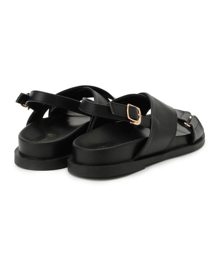 グローブ grove クロスメタルフットベットサンダル （ブラック(019)） ブラック(019)