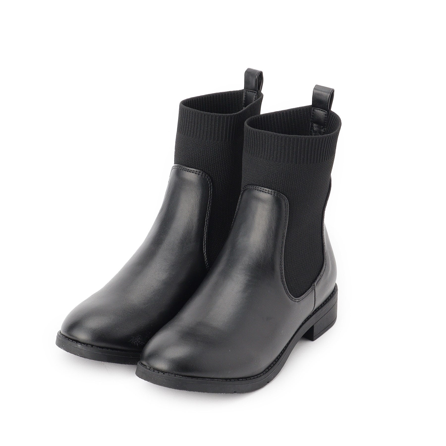 グローブ grove 【人間工学】ニットコンビブーツ （ブラック(019)） ブラック(019)