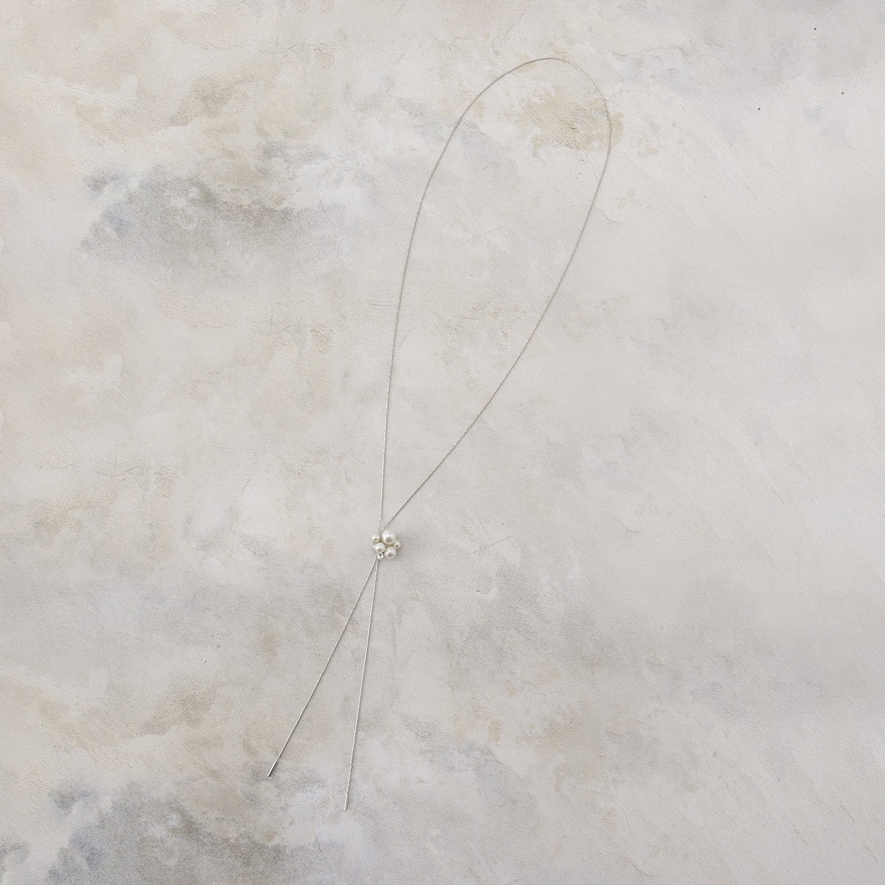 グローブ grove パール調ビジュースライドネックレス （シルバー(006)） シルバー(006)